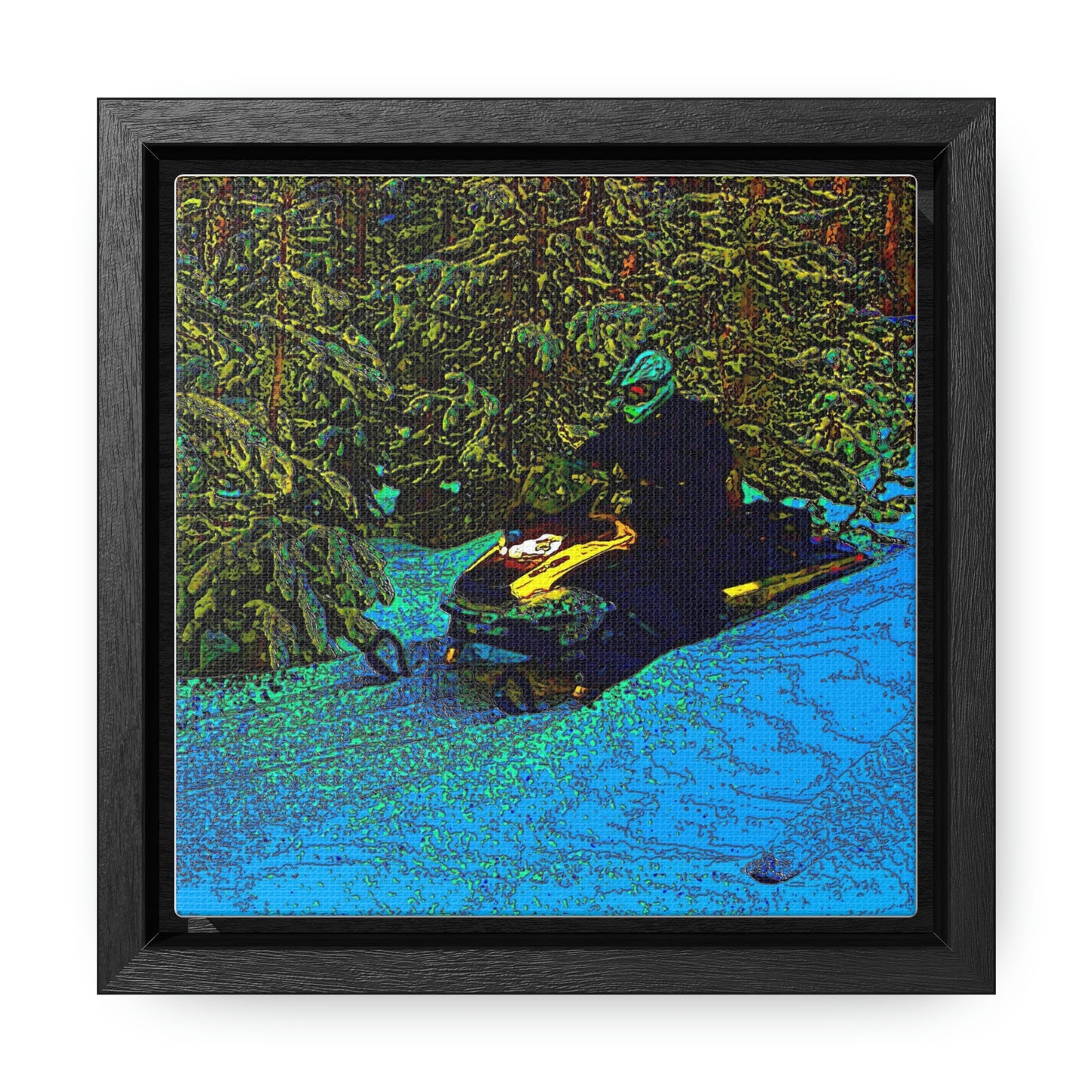 Gallery Canvas Wraps, Square Frame ... Yep ... "Another Day ... Riding Through The Wilderness ... " ... February 2023 ... Original Works ...