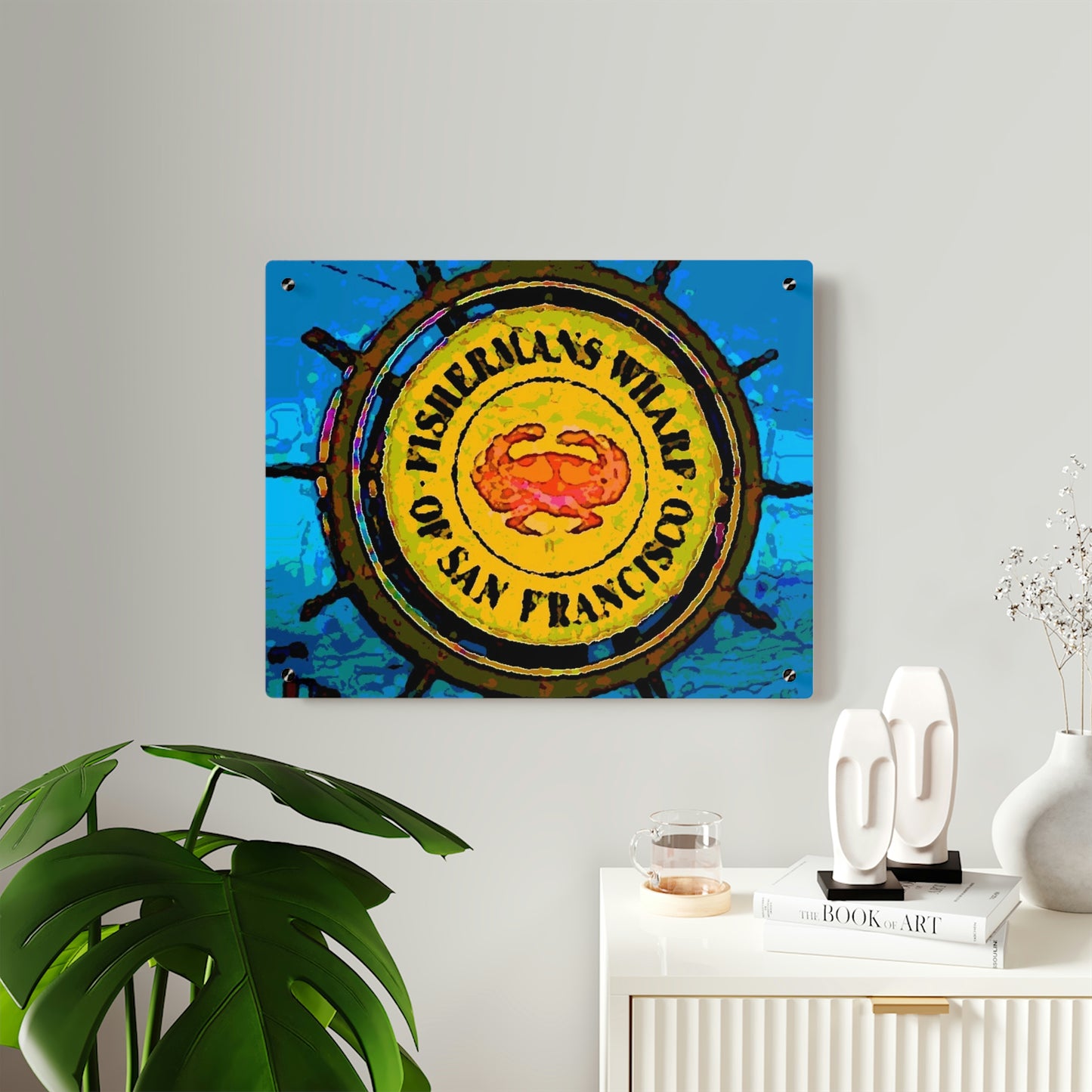 Acrylic Wall Art Panels ...  "No.9 Fishermen's Grotto - Fishermen's Wharf, SF, California" ... Family Archives: 1970's ... Original Works ...