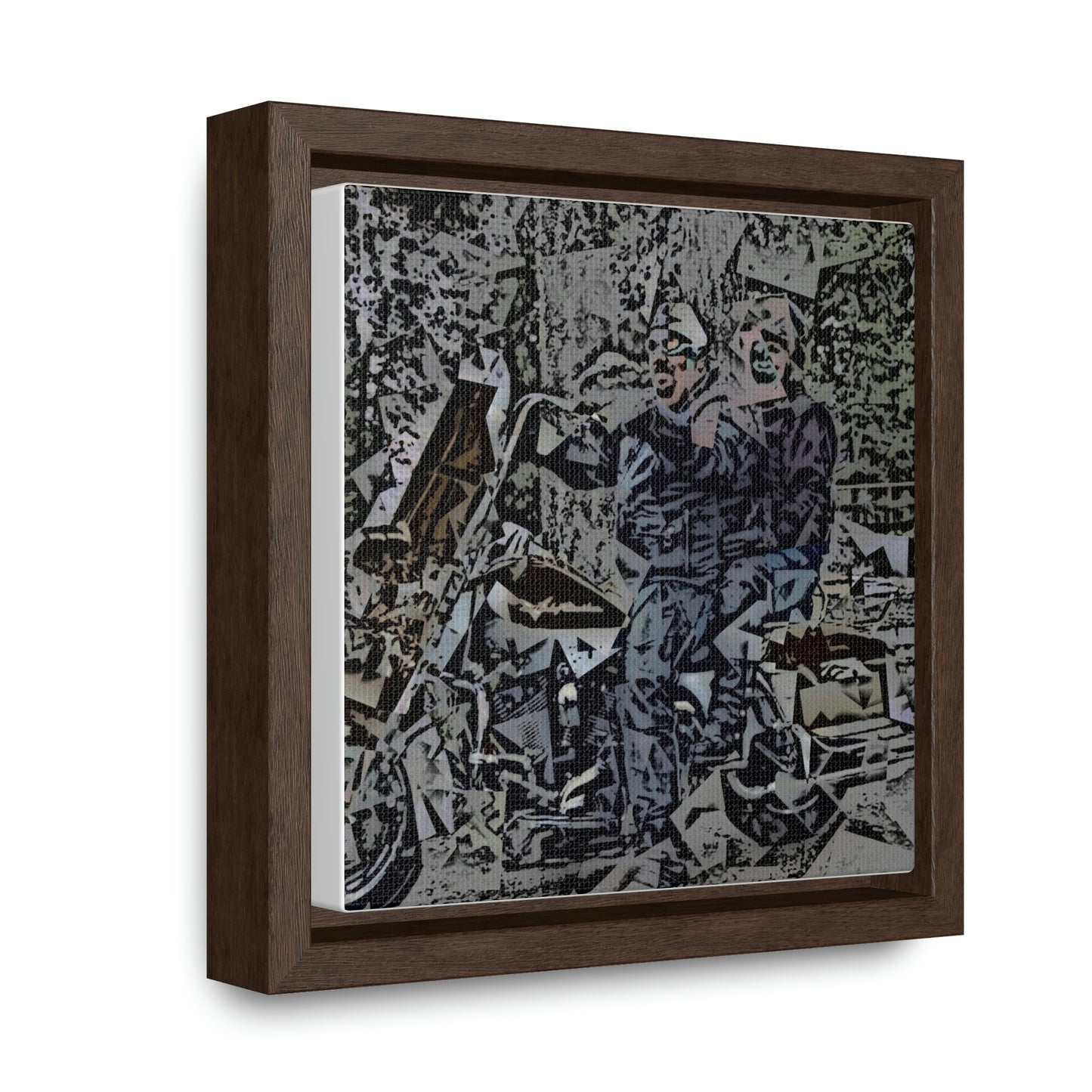 Gallery Canvas Wraps, Square Frame ... The Open Road Beckons ... "Harley 'D' Yearnings ..."  Original Works ...