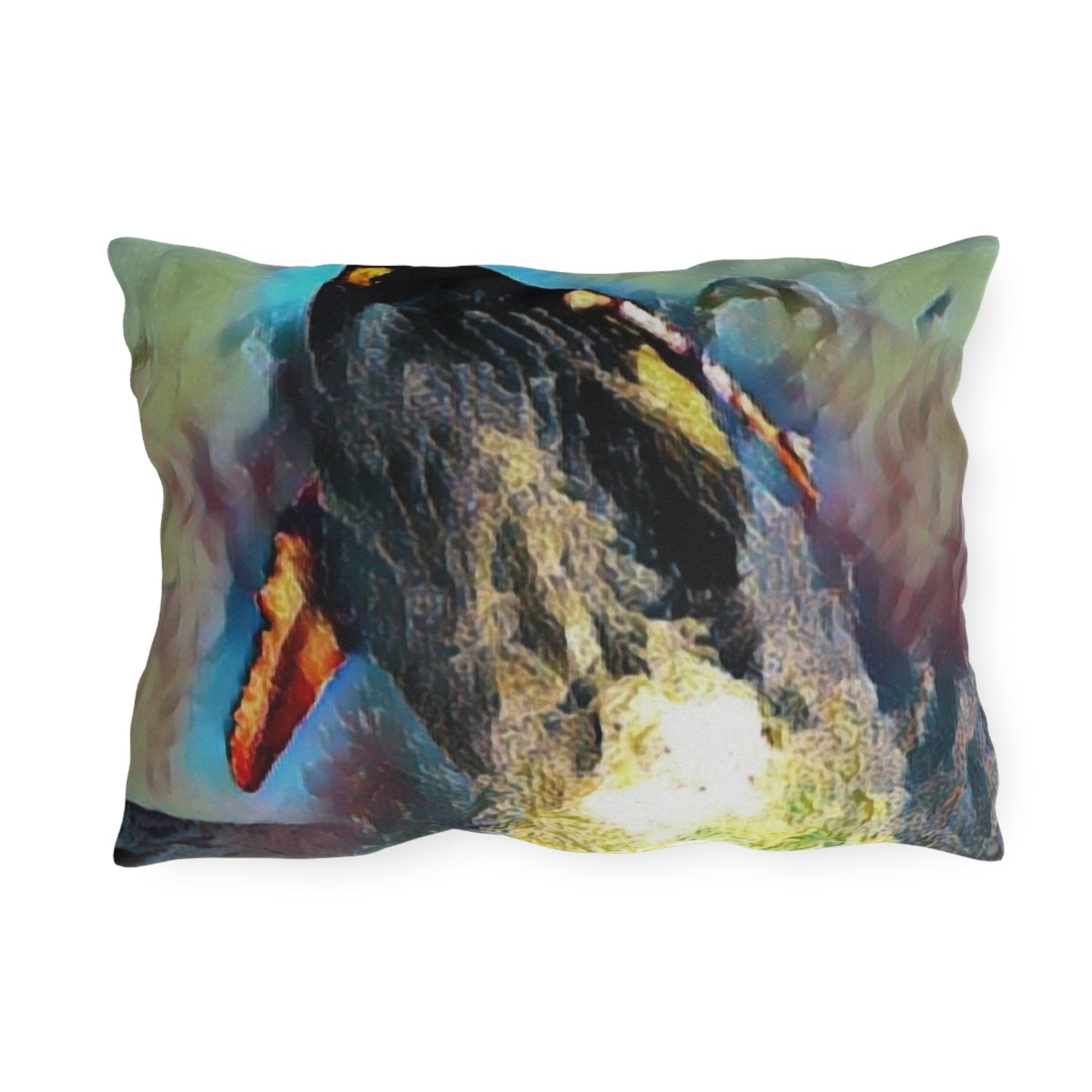 Outdoor Pillows ... An Extraordinary Humpback Breach ... 'With Explosive Energy' ... Family Archives (KPH) ... Circa: 21st Century. Maui, HI ... Original Works ...