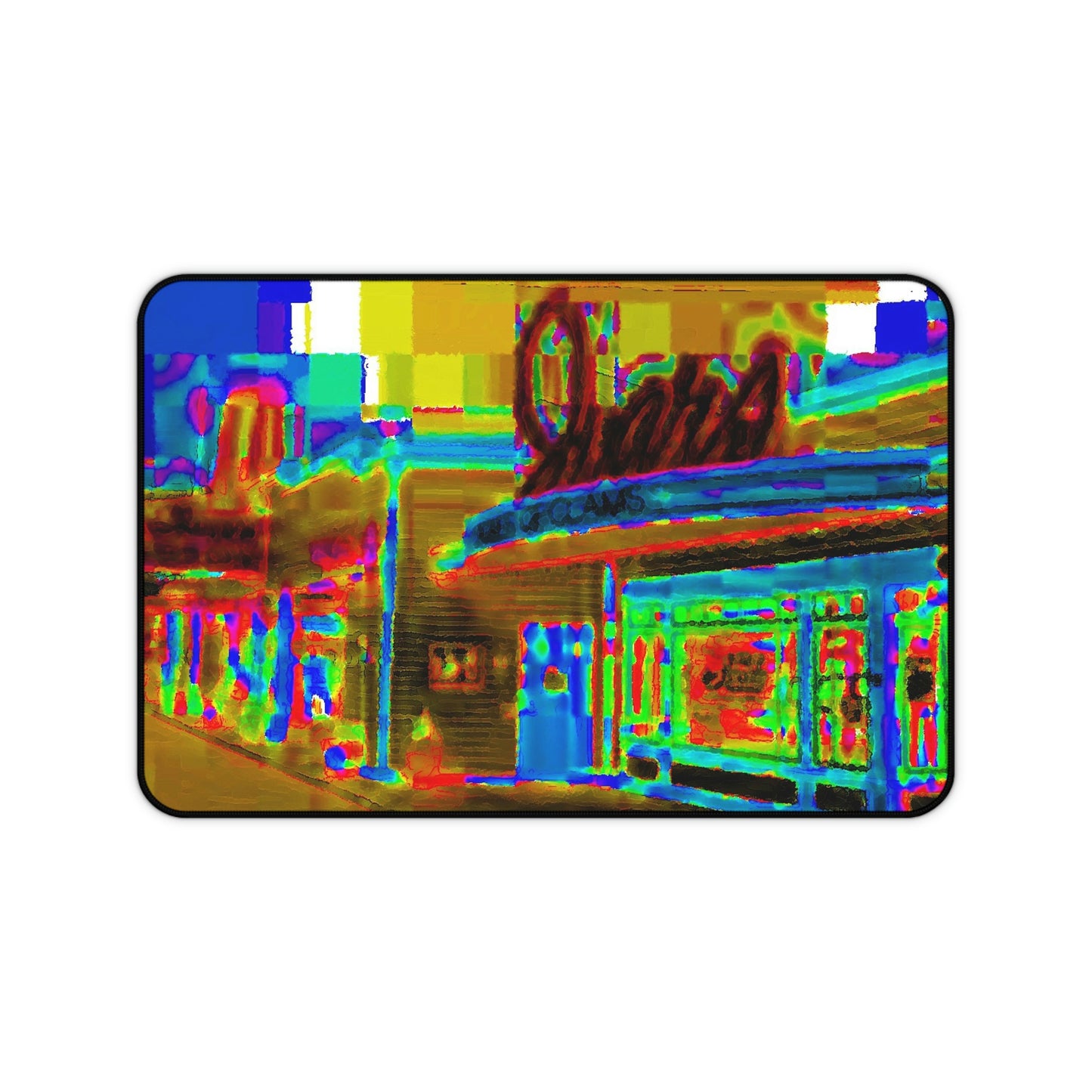 Desk Mat ...  In-A-Hurry & Stressed? ... Remember: Keep "Clam" ... Clam_Happy ...  'Ivars: Seattle Waterfront' ... Personal Archives ... Original Works ...