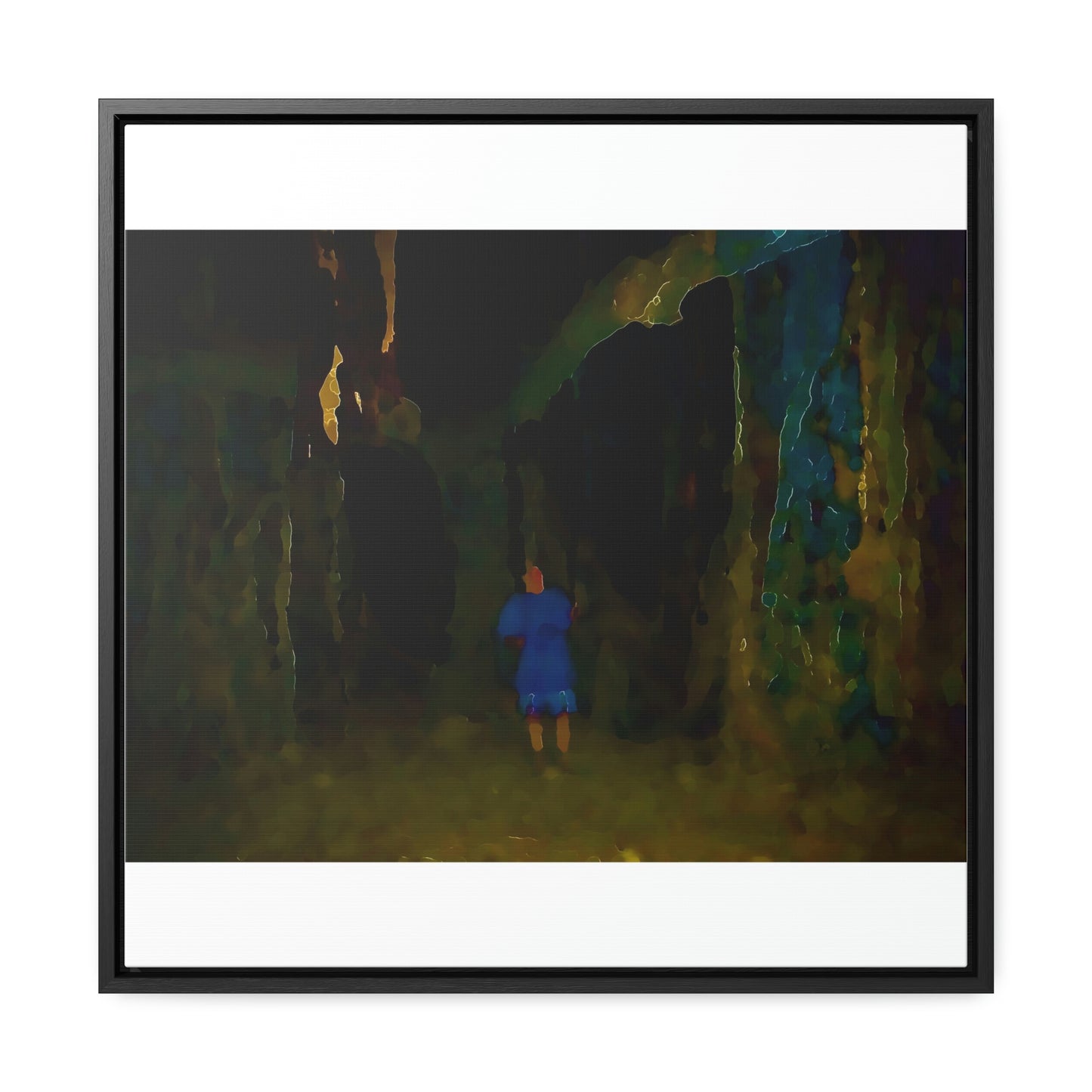 Gallery Canvas Wraps, Square Frame ... Jesuit Philosophy ... "In The Polynesian Banyans ..."