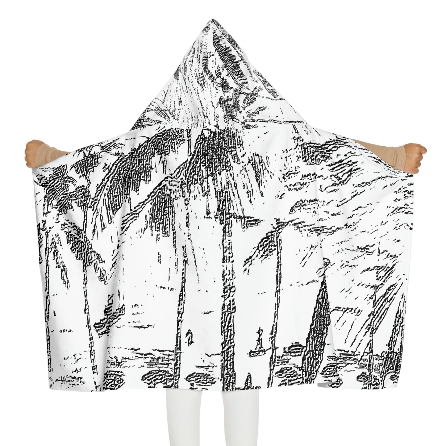 Youth Hooded Towel ... "The Royal Hawai'ian: Waikiki Beach_Beach" ... Honolulu, HI ... October 2014 (Halloween) ... Original Works ...