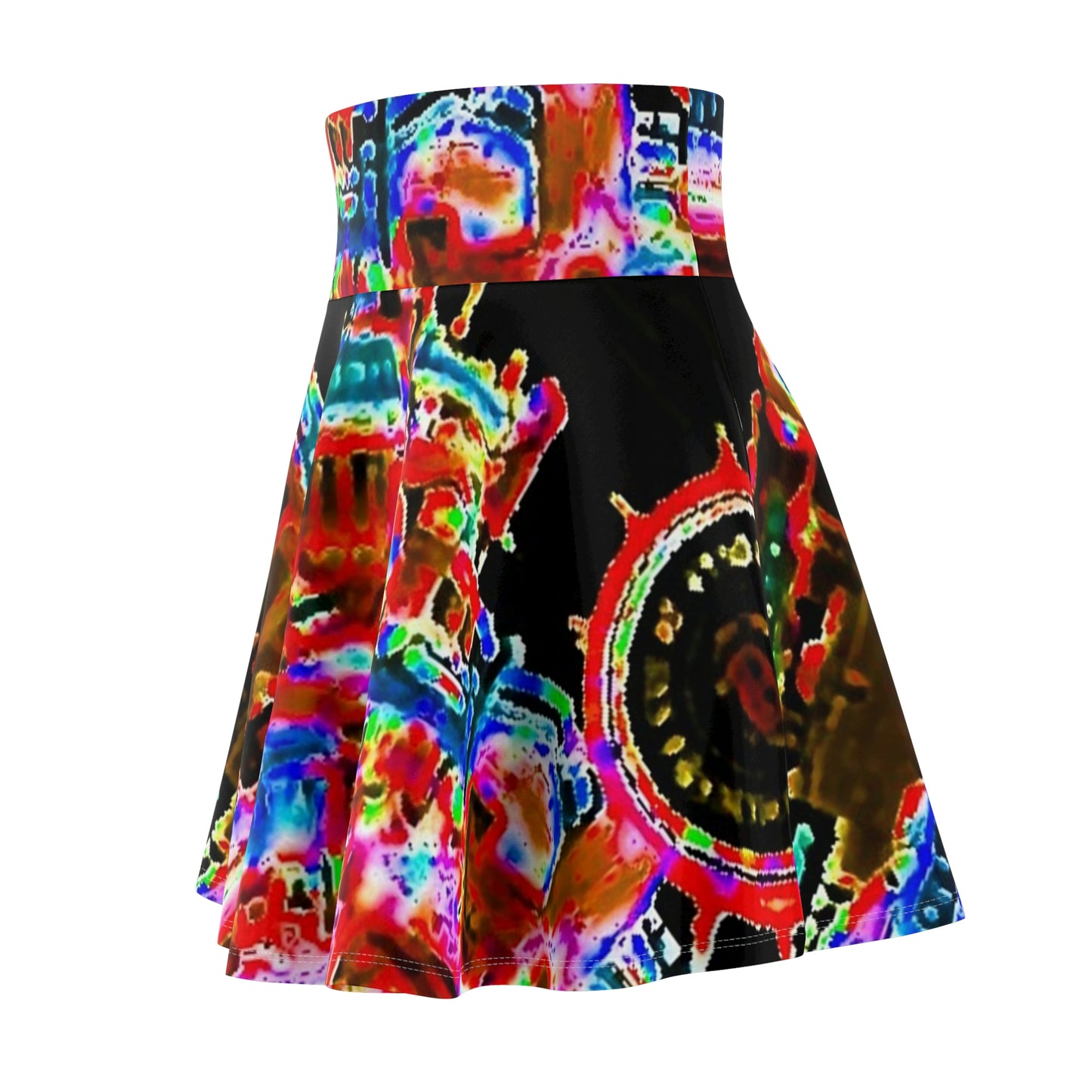 Women's Skater Skirt ... "No.9 Fishermen's Grotto - Fishermen's Wharf, SF, California" ... Family Archives: 1970's ... Original Works ...
