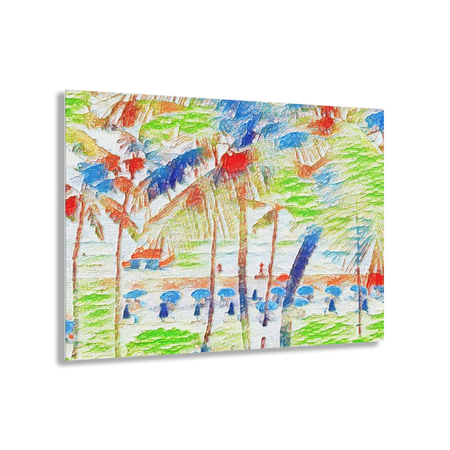 Acrylic Prints ... "The Royal Hawai'ian: Waikiki Beach_Beach" ... Honolulu, HI ... Ocotber 2014 (Halloween) ... Original Works ...
