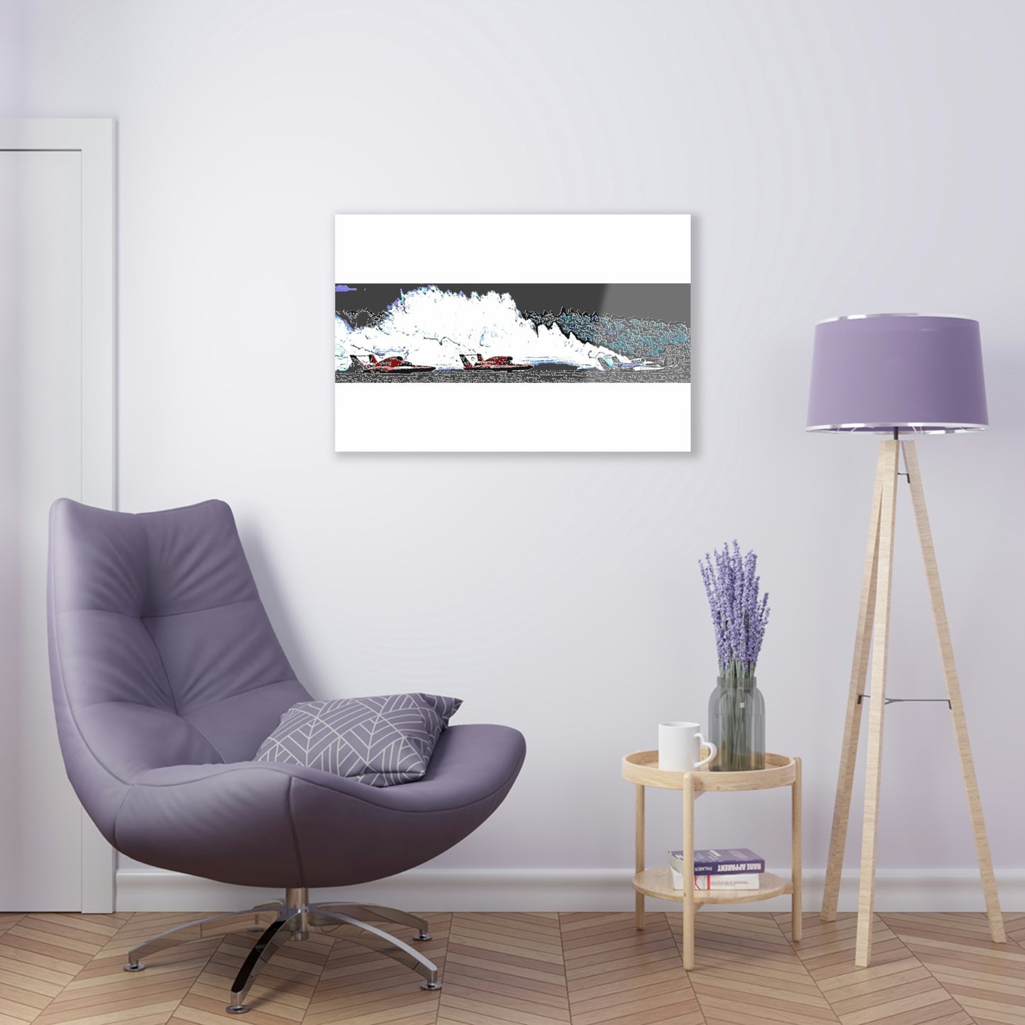 Acrylic Prints ... Seattle Columbia Cup On Lake Washington ... "Dave Wilcox Heads For The Win" ... Associate Gift-Photo ... Original Works ...
