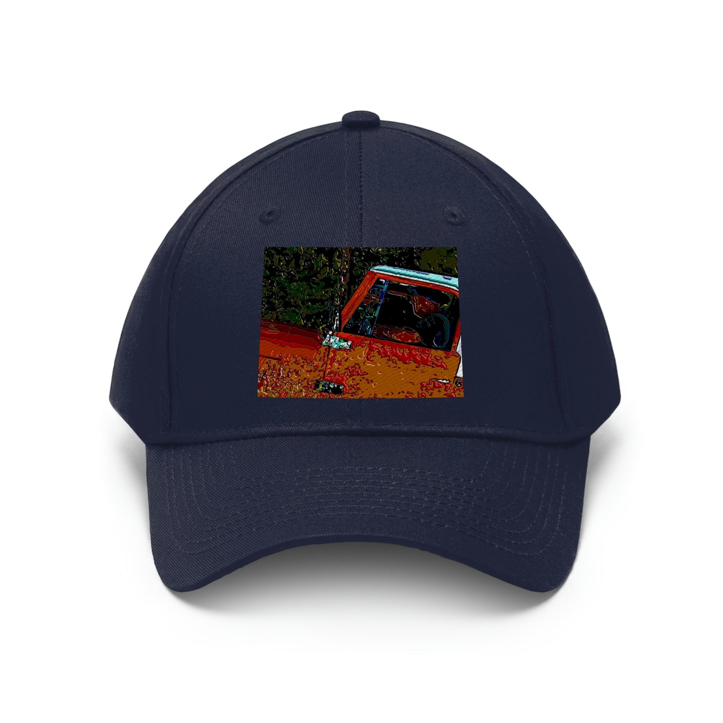 Unisex Twill Hat ... How-To-Drive-Idaho's-Mountain_Roads ... "Like A Professional" ... "Truckin' Like The Doo-Dah-Man" ...