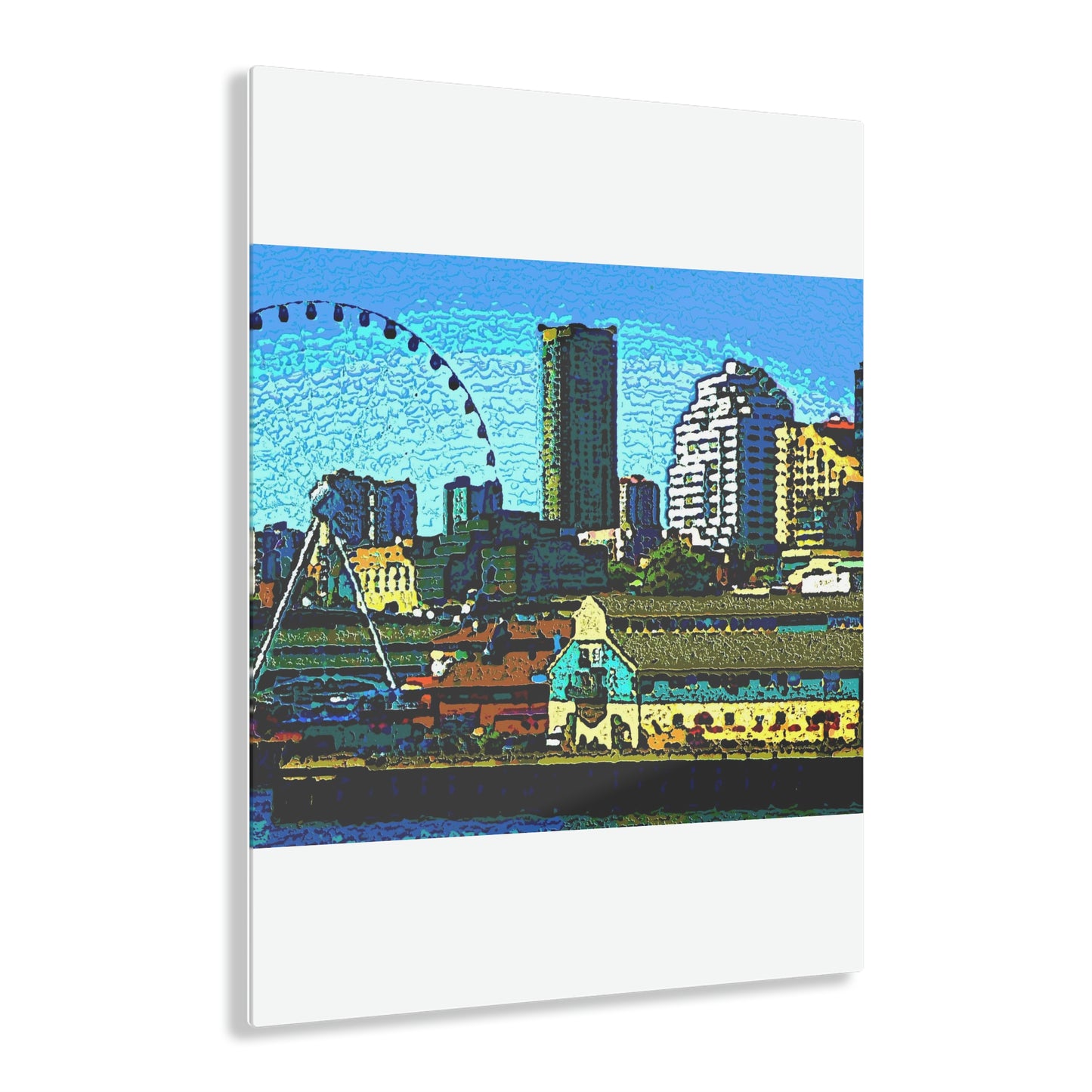 Acrylic Prints... That Classic Wheel ... 'Seattle's Wheel' ... & An Old Classic Waterside Vendors ...  'Family Archives' ... Original Works ...