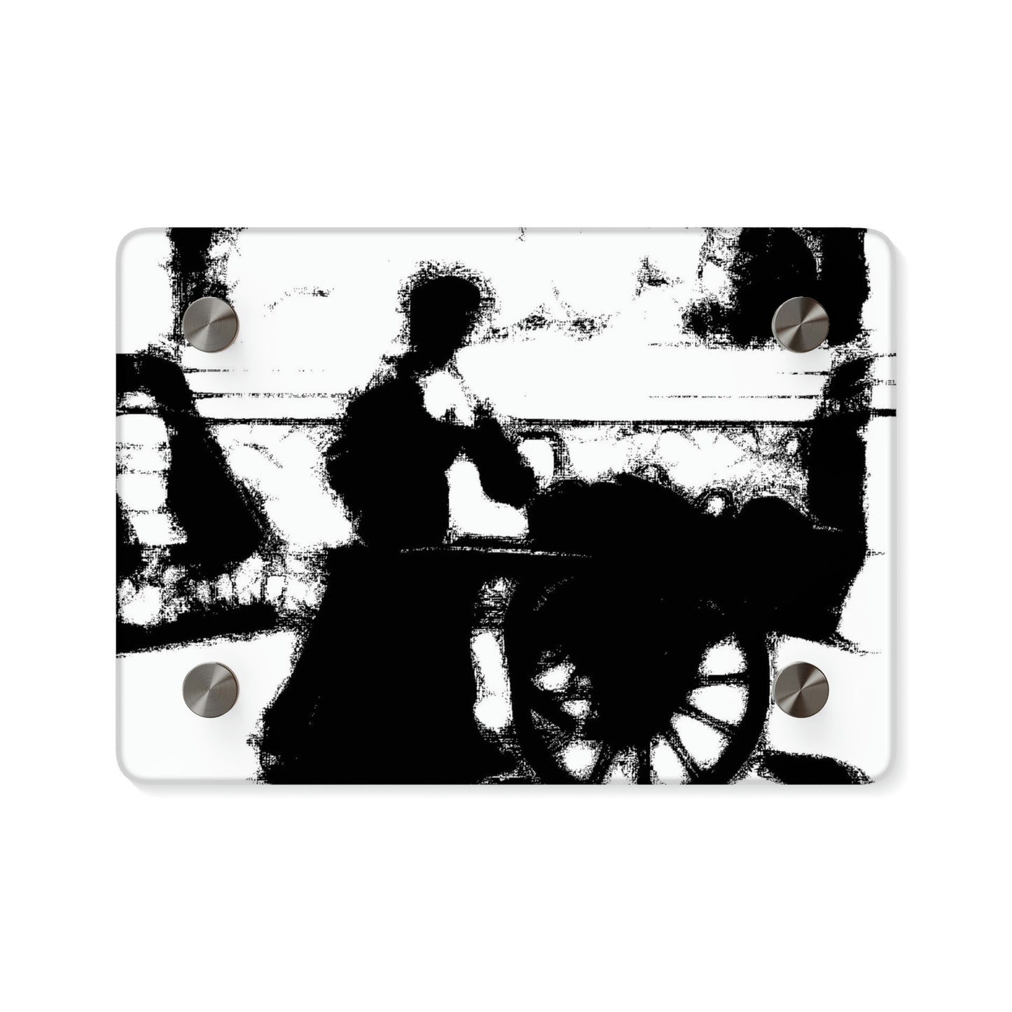 Acrylic Wall Art Panels ... Dublin's "Molly Malone Along Grafton Street" ... Cryin' Cockels & Muscles Alive-Alive-Oh ... Circa 2003 ... Original Works ...