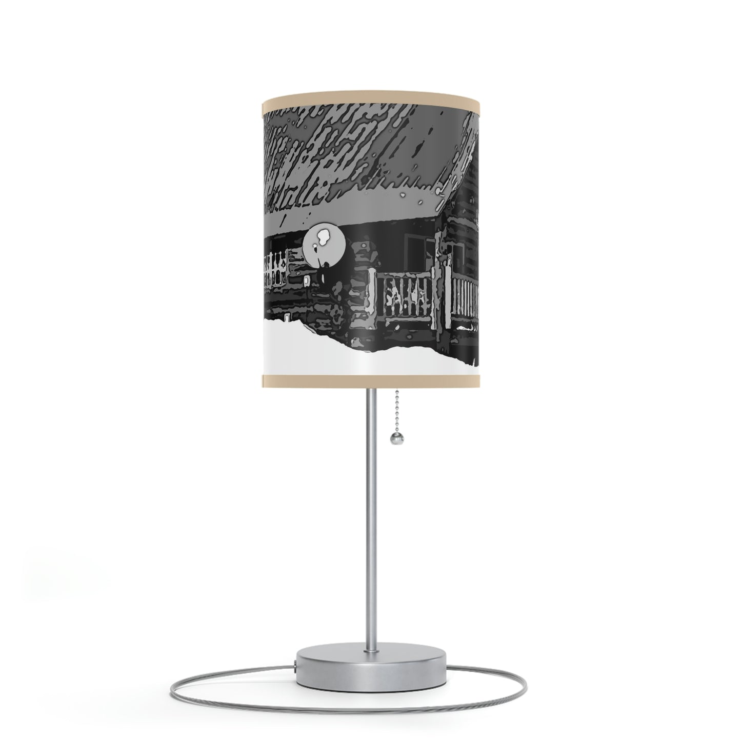 Lamp on a Stand, US|CA plug ... A Beautiful Lodge & Back-Country Outfitter In A Mountain Town ... 'Dixie, Idaho, November 2022' ... Original Works ...