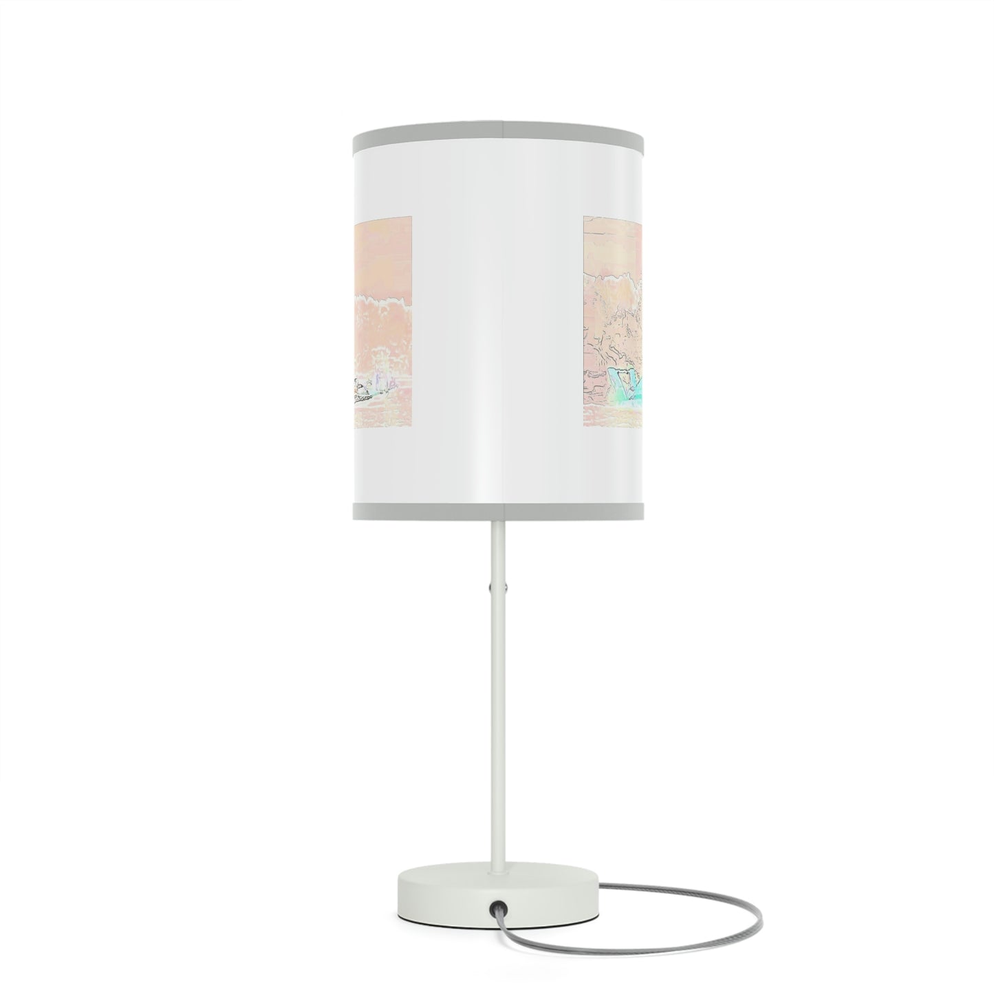 Lamp on a Stand, US|CA plug ... Seattle Columbia Cup On Lake Washington ... "Dave Wilcox Heads For The Win" ... Associate Gift-Photo ... Original Works ...