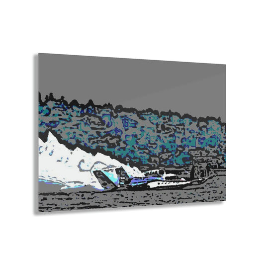 Acrylic Prints ... Seattle Columbia Cup On Lake Washington ... "Dave Wilcox Heads For The Win" ... Associate Gift-Photo ... Original Works ...