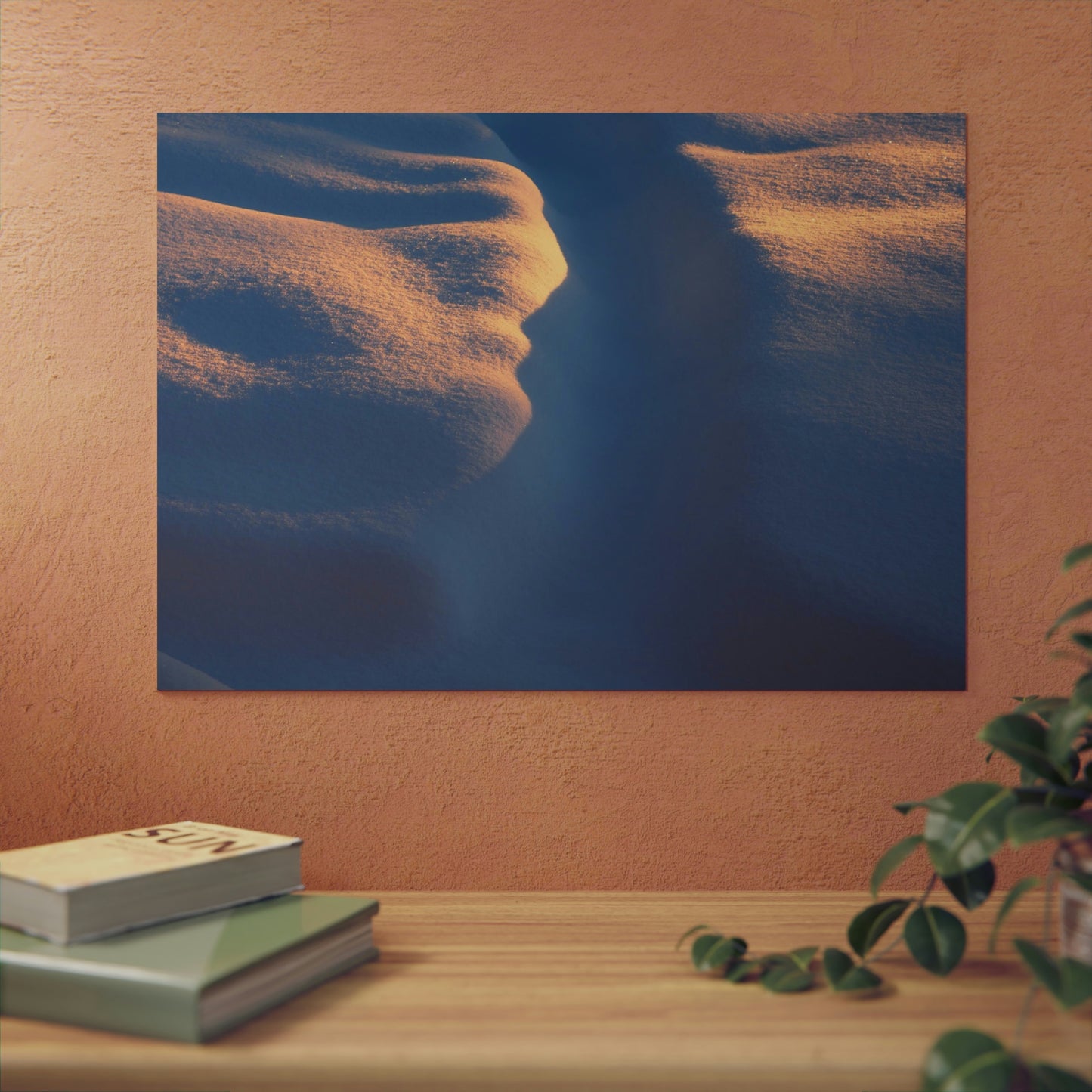 Aluminum Composite Panels ... "Foot-Trail & Snowscape" ... A Brutal Winter ... '29Jan23' ... Central Idaho ... Base Photo For Art Products Line ...