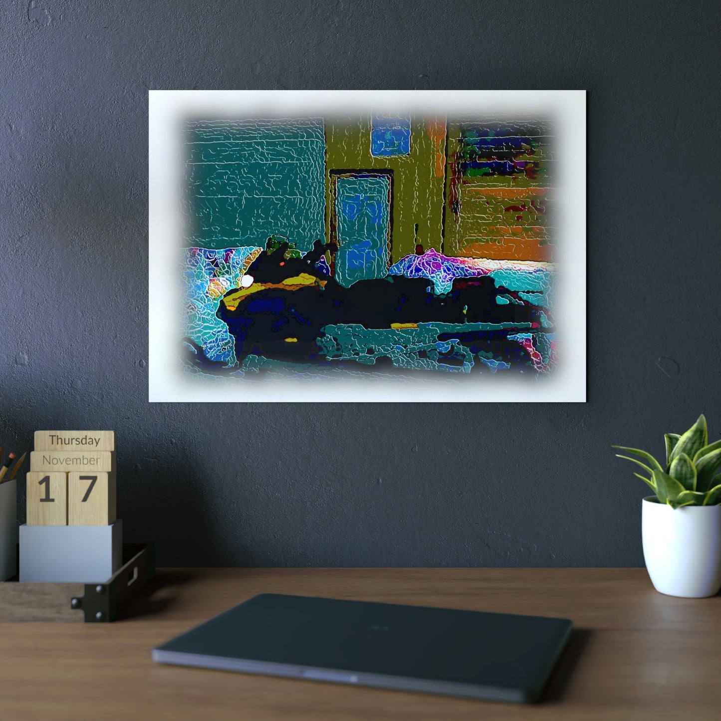 Aluminum Composite Panels ... "Winter Mail Collection Stop" ... 'A Modern Wells Fargo Wagon Service' ... November 2022, Idaho, USA ... Original Works ...
