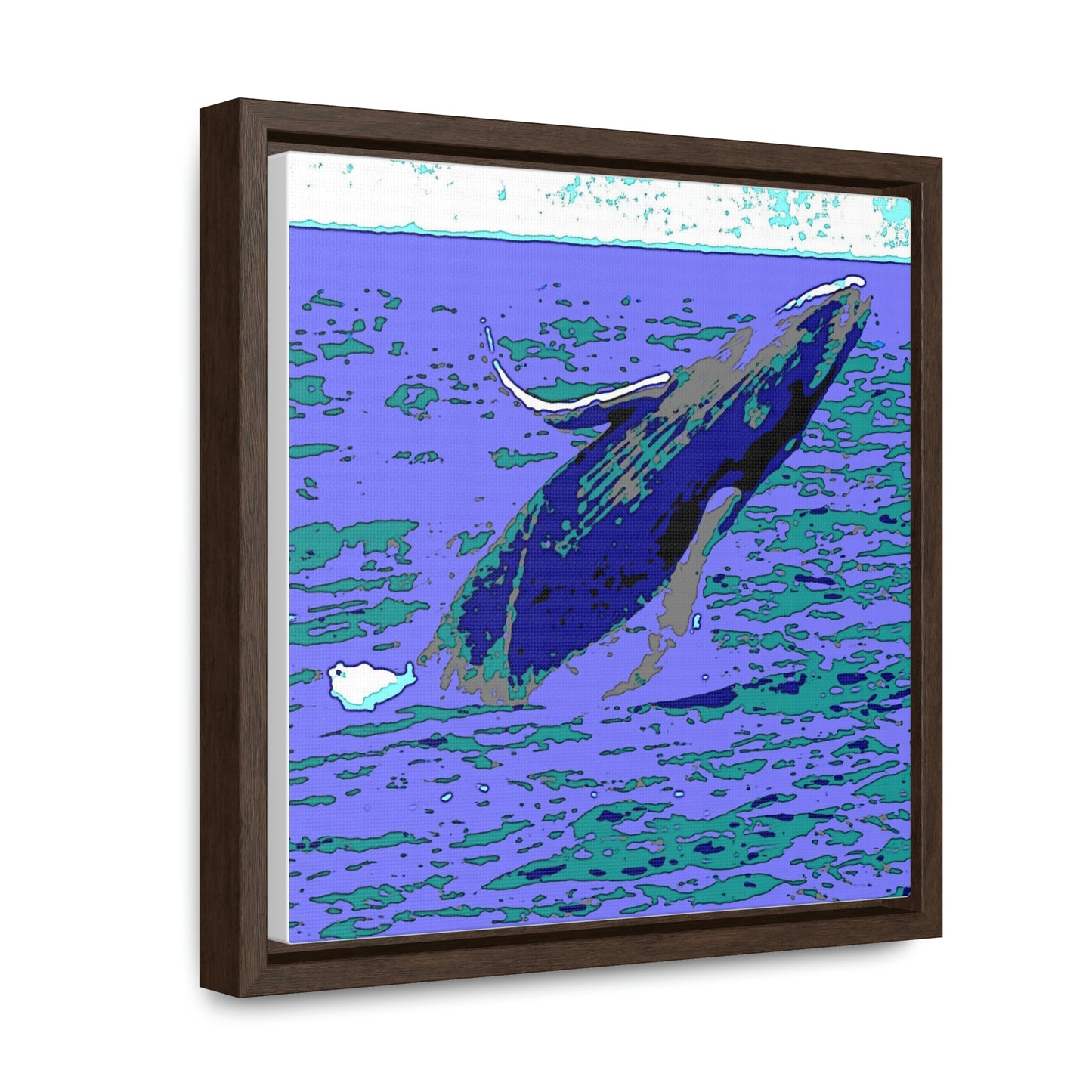 Gallery Canvas Wraps, Square Frame ... Baby Humpback Breaching ... Maui, HI: April 2022 ... "Family Archives: KPH" ... Original Works ...