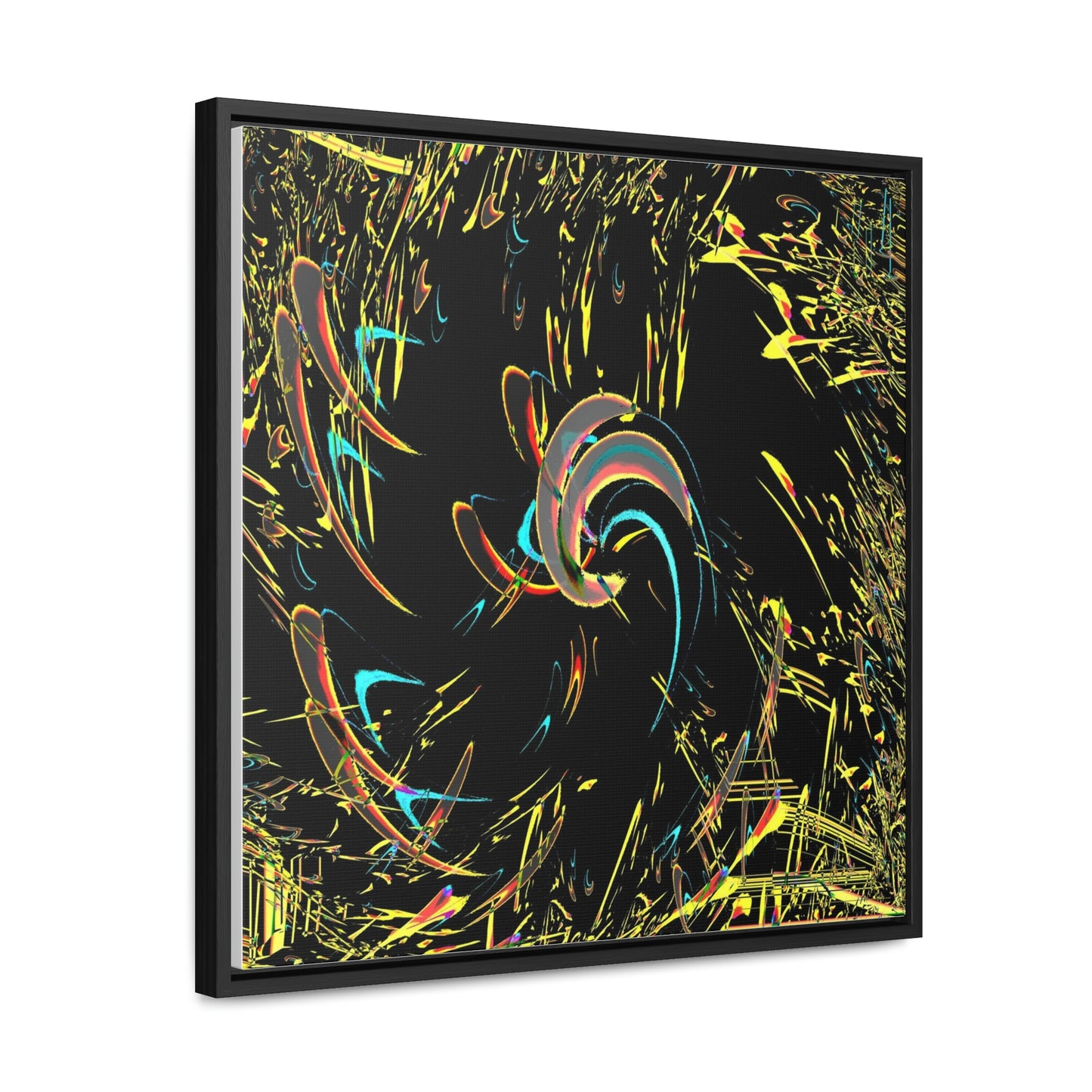 Gallery Canvas Wraps, Square Frame ... "Waning Moon" ... Central Idaho ... October 2022 ... Rendering Time: 22 Hours ... Original Works ...