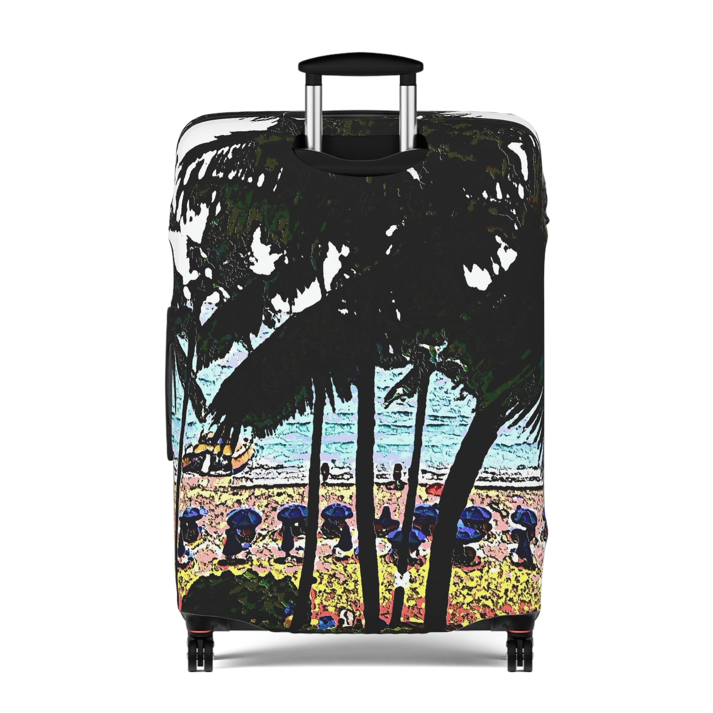 Luggage Cover ... "A Beautiful Beach Amongst The Palms" ... The Outrigger Waikiki, Honolulu, Oahu ... Original Works ...