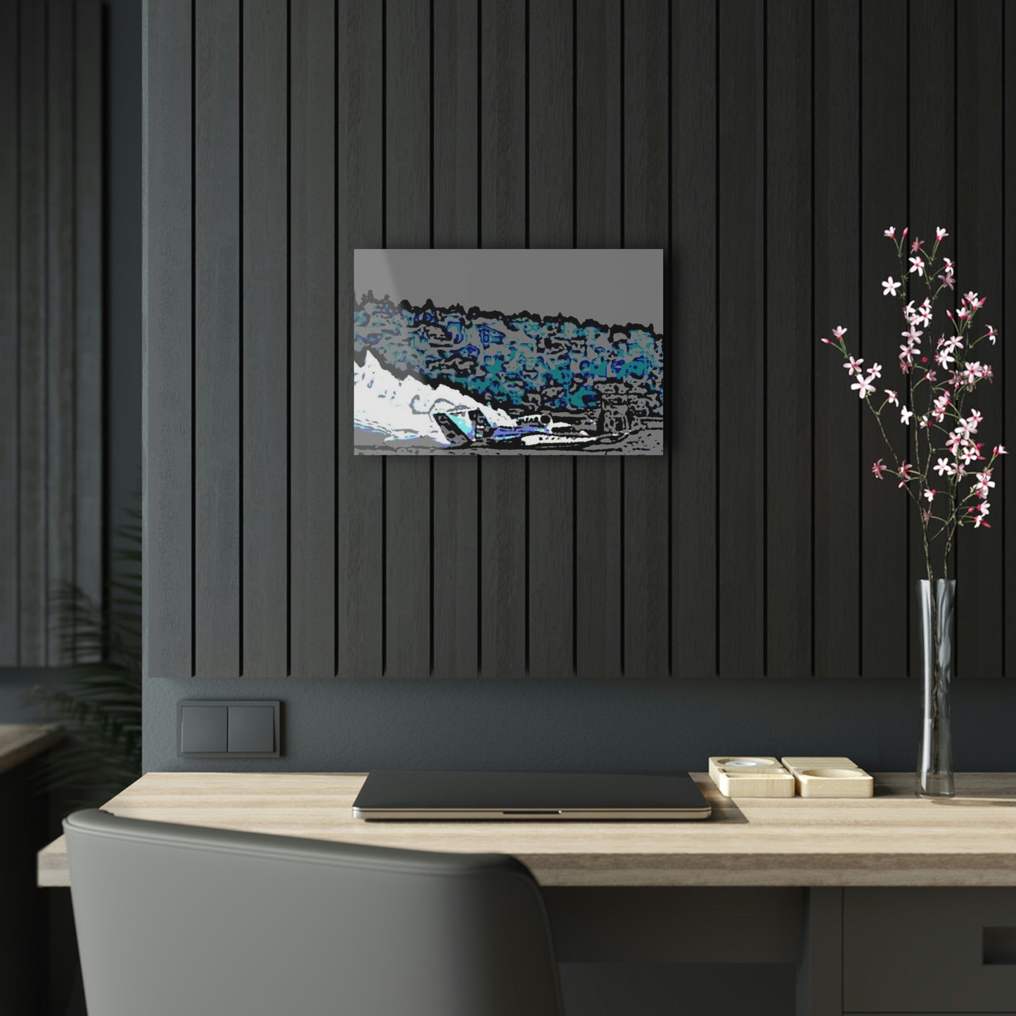 Acrylic Prints ... Seattle Columbia Cup On Lake Washington ... "Dave Wilcox Heads For The Win" ... Associate Gift-Photo ... Original Works ...