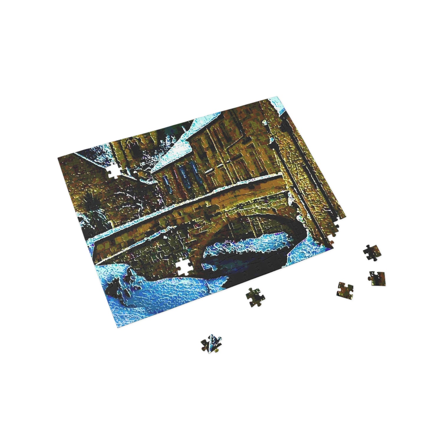 Puzzle (96, 252, 500, 1000-Piece) ...  Walikng The Streets & Alleys ... 'Strolling The Canals ... '  ... Original Works  ...