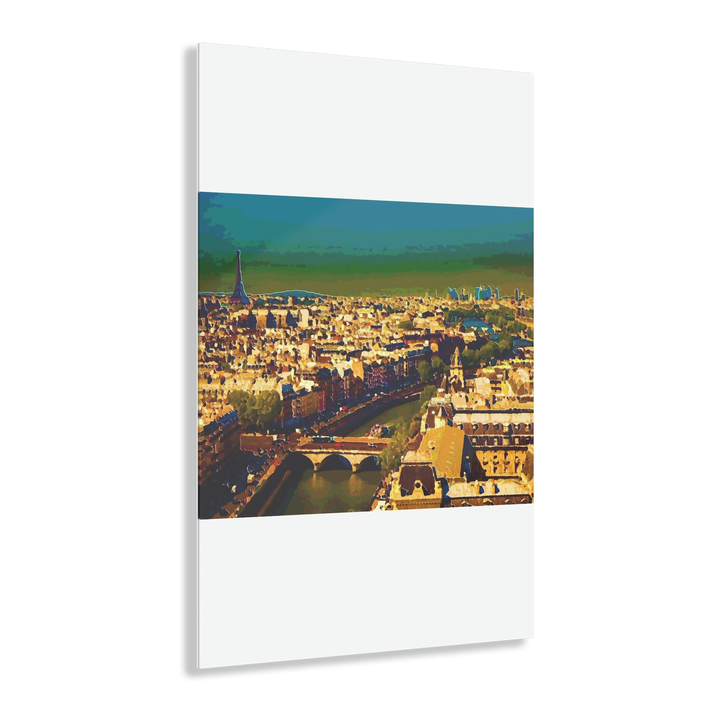Acrylic Prints ... Au Paris ... "Along The River Seine" ... Barbara Joan Bonnel-Holt: 1972 ... Original Works ...