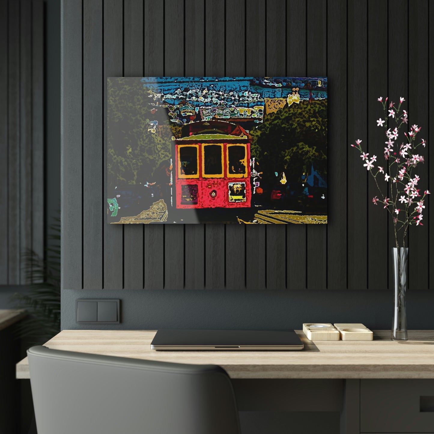Acrylic Prints ... San Francisco ... 'A Rice-A-Roni-Treat' ... "A Cable Car Classic" ... Family Archives: 1973 ... Original Works ...