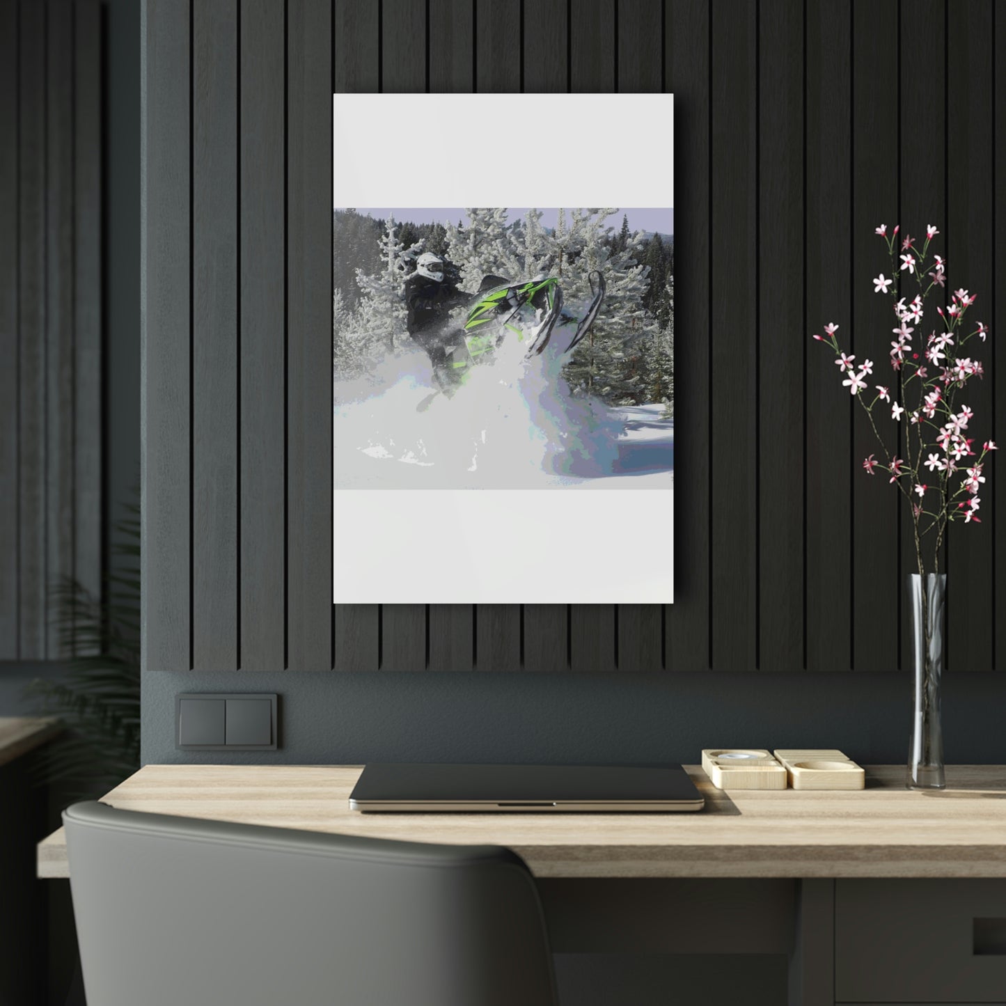 Acrylic Prints ... "No Time 'Like-Air-Time' ..." ... A True Master At His Craft ... December 2022, Rhett Creek, Idaho ... Original Works ...