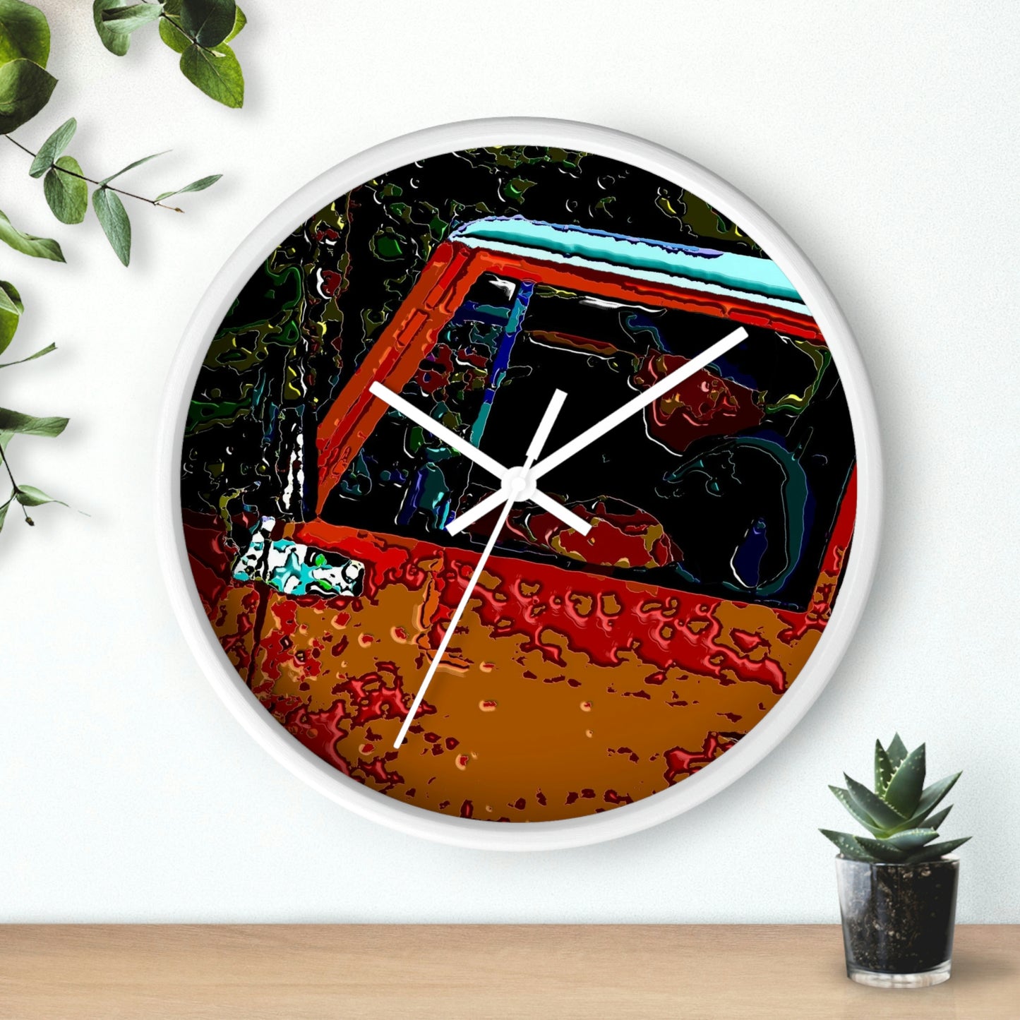 Wall clock ... How-To-Drive-Idaho's-Mountain_Roads ... "Like A Professional" ... "Truckin' Like The Doo-Dah-Man" ...