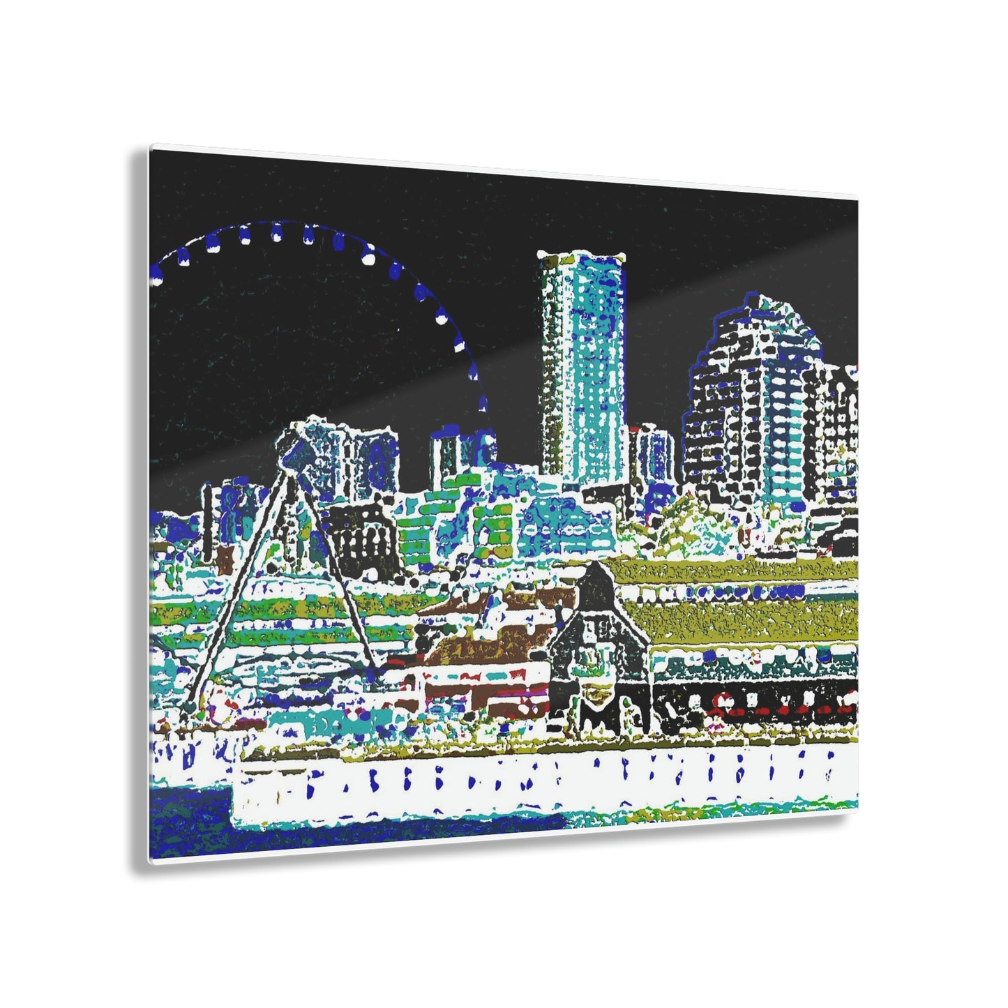 Acrylic Prints ... That Classic Wheel ... 'Seattle's Wheel' ... & An Old Classic Waterside Vendors ...  'Family Archives' ... Original Works ...