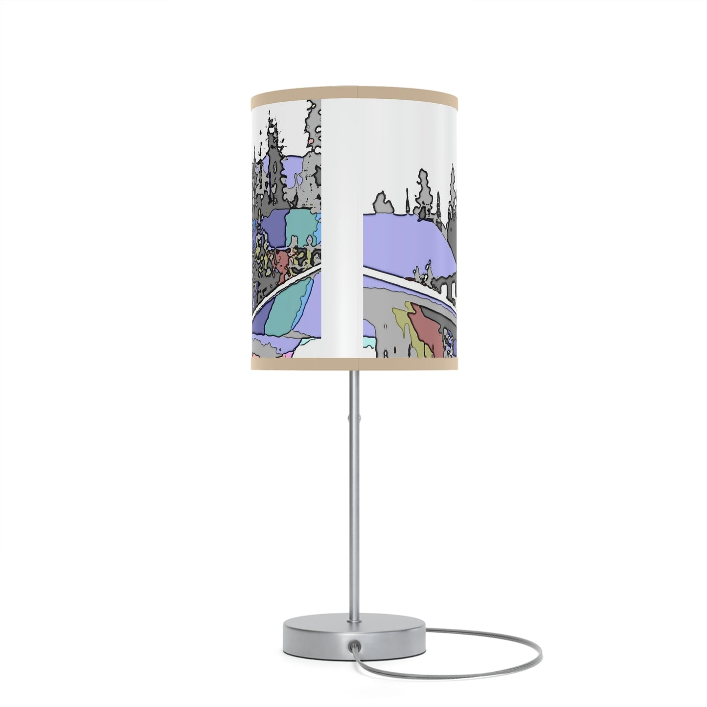 Lamp on a Stand, US|CA plug "A Very Remote Mountain Neighborhood" ... Only Cabins In This Environment ... Cenrtal Idaho ...