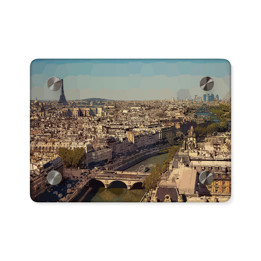 Acrylic Wall Art Panels ... Au Paris ... "Along The River Seine" ... Barbara Joan Bonnel-Holt: 1972 ... Original Works ...
