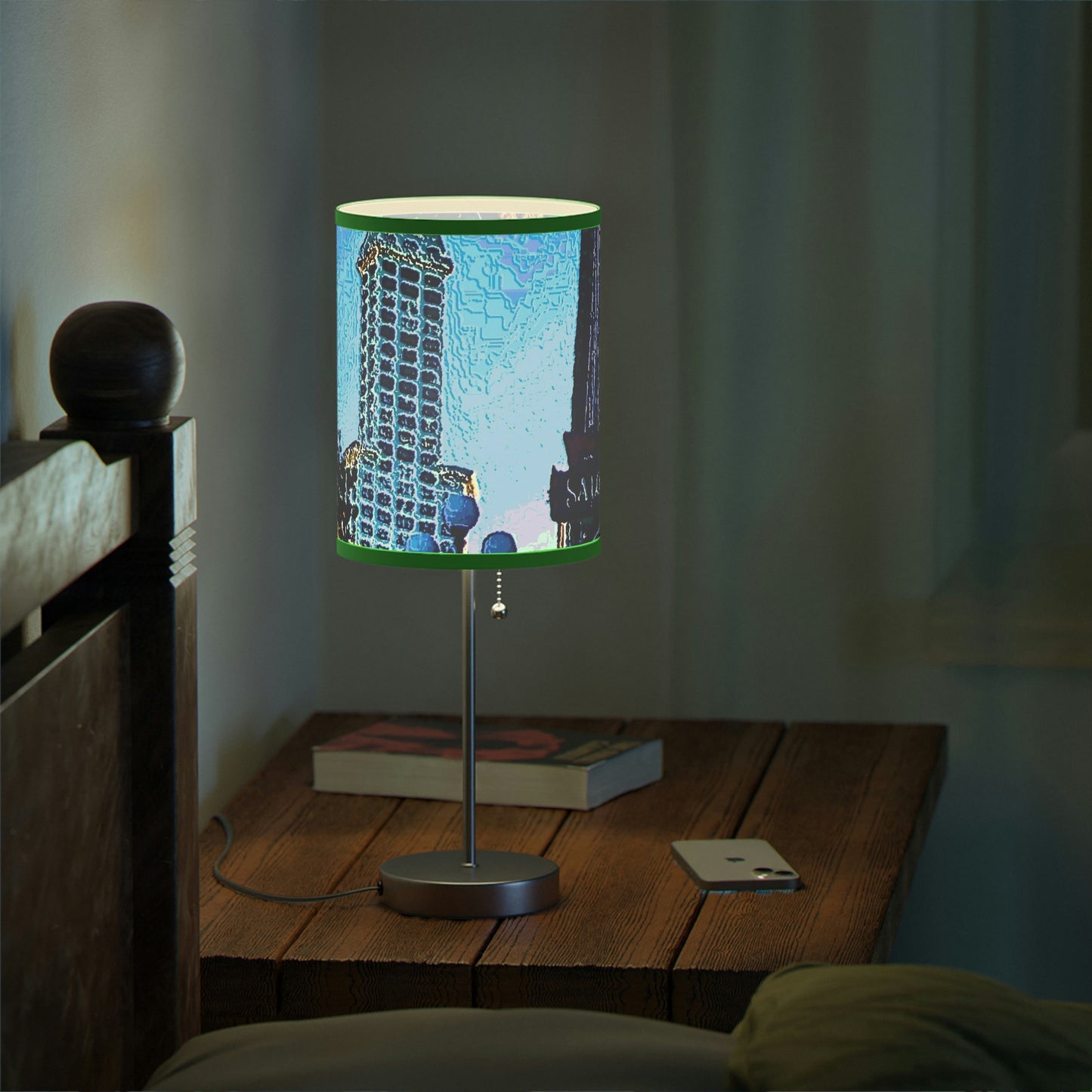 Lamp on a Stand, US|CA plug ...  Pioneer Square & Smith Tower ... 'That World Famous View' ... Colleague Supplied Photo ... Original Works ...