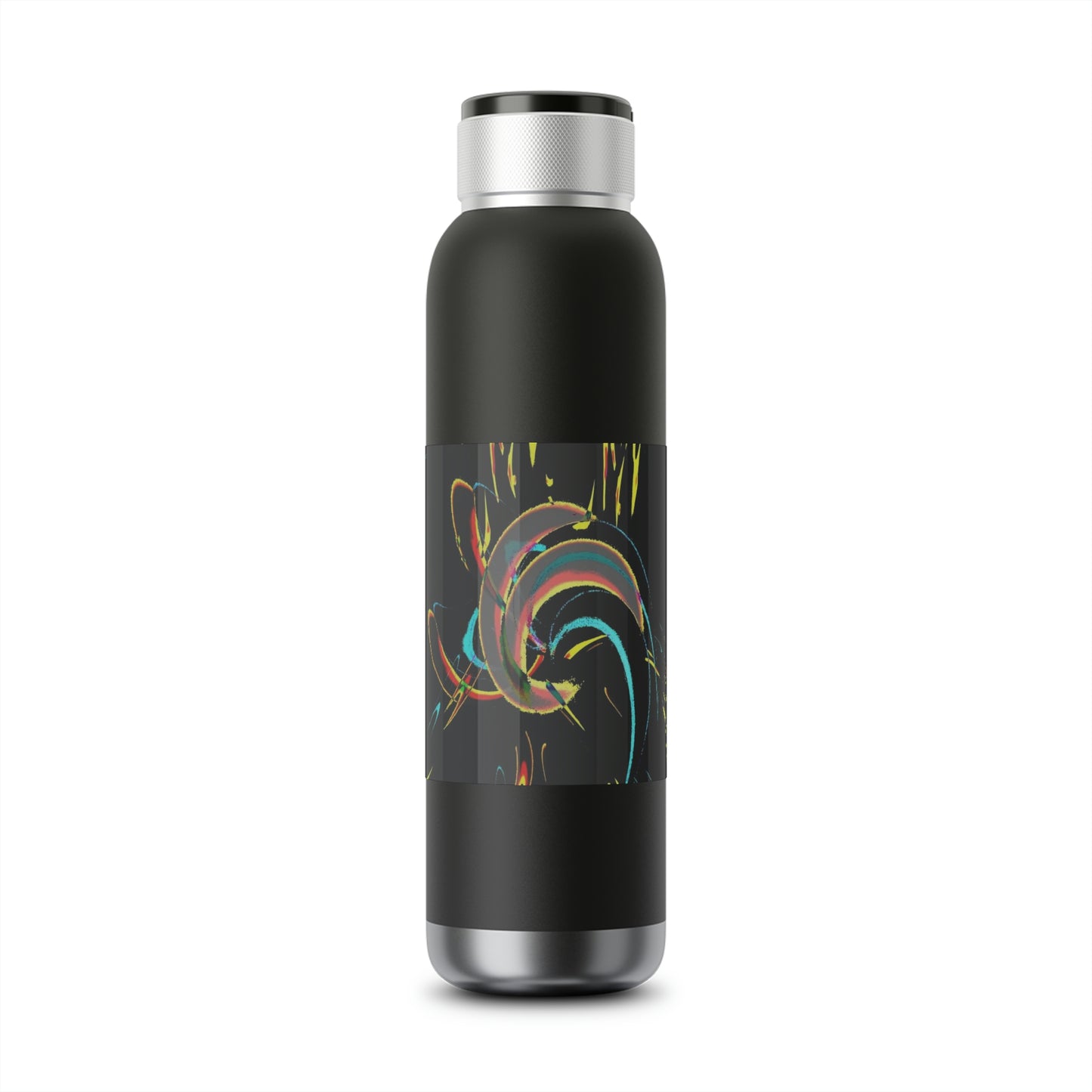 Soundwave Copper Vacuum Audio Bottle 22oz ... "Waning Moon" ... Central Idaho ... October 2022 ... Rendering Time: 22 Hours ... Original Works ...