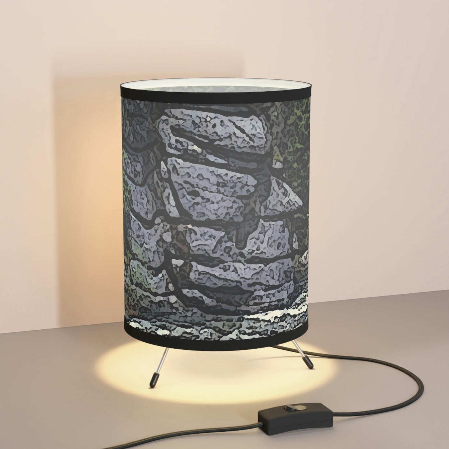 Tripod Lamp with High-Res Printed Shade, US\CA plug ... "I Am Innocent" ... Tricky-Dick Immortalized ... Nixon Rock: Along The River ... Central Idaho, Summer 2020 ... Original Works ...