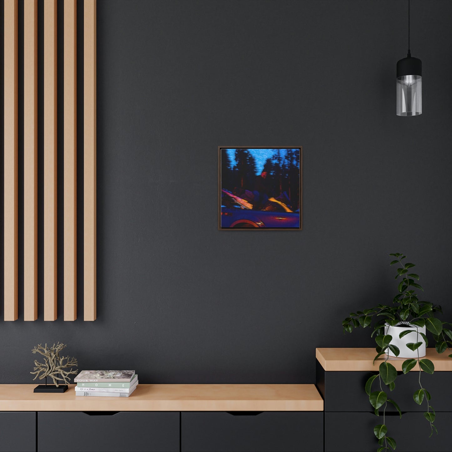 Gallery Canvas Wraps, Square Frame ... Two Modes Of Winter Transportation ... "Which One To Drive Next?" ... Choices-Choices-Choices ... Circa 4Jan23 ... Original Works ...