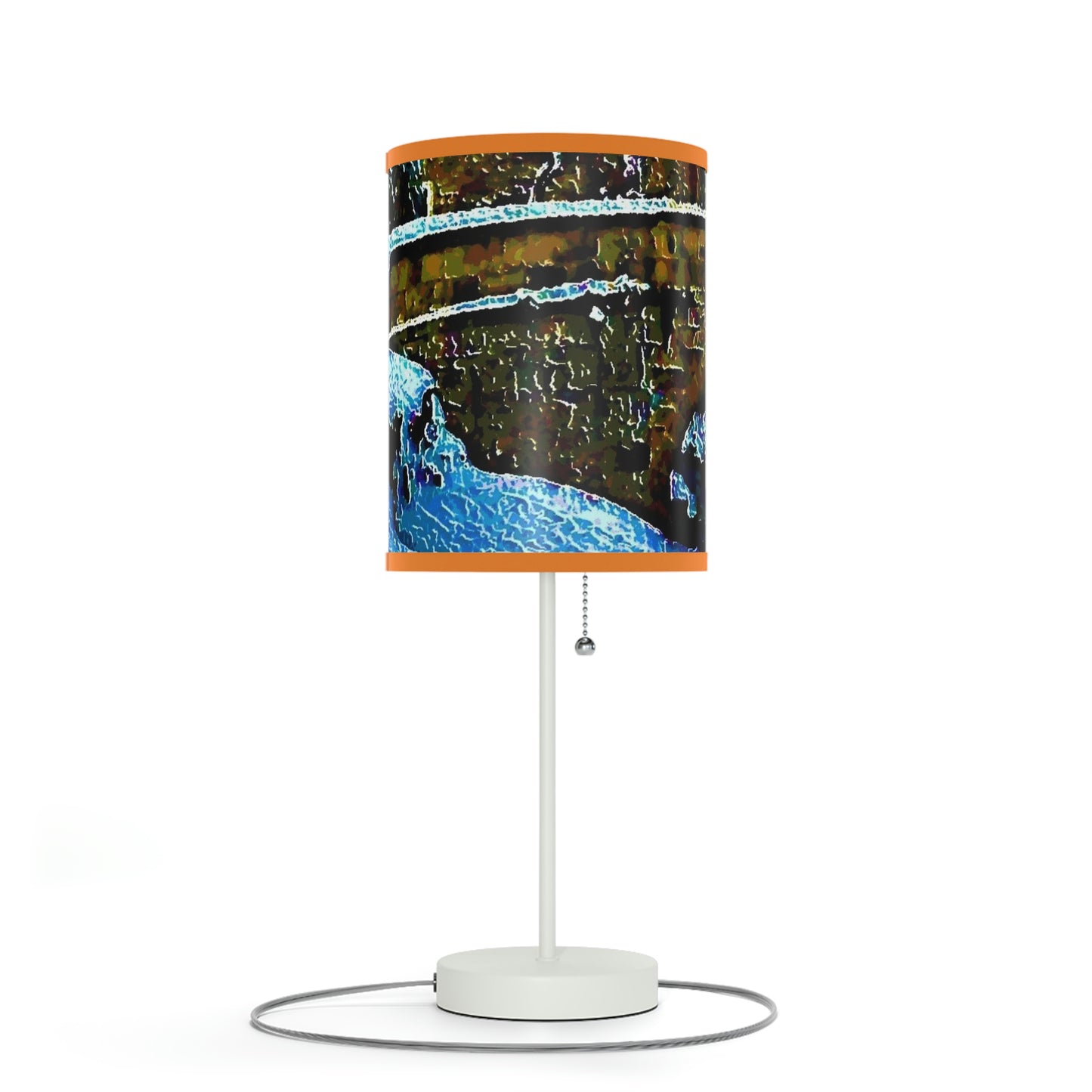 Lamp on a Stand, US|CA plug ... Walikng The Streets & Alleys ... 'Strolling The Canals ... '  ... Original Works  ...