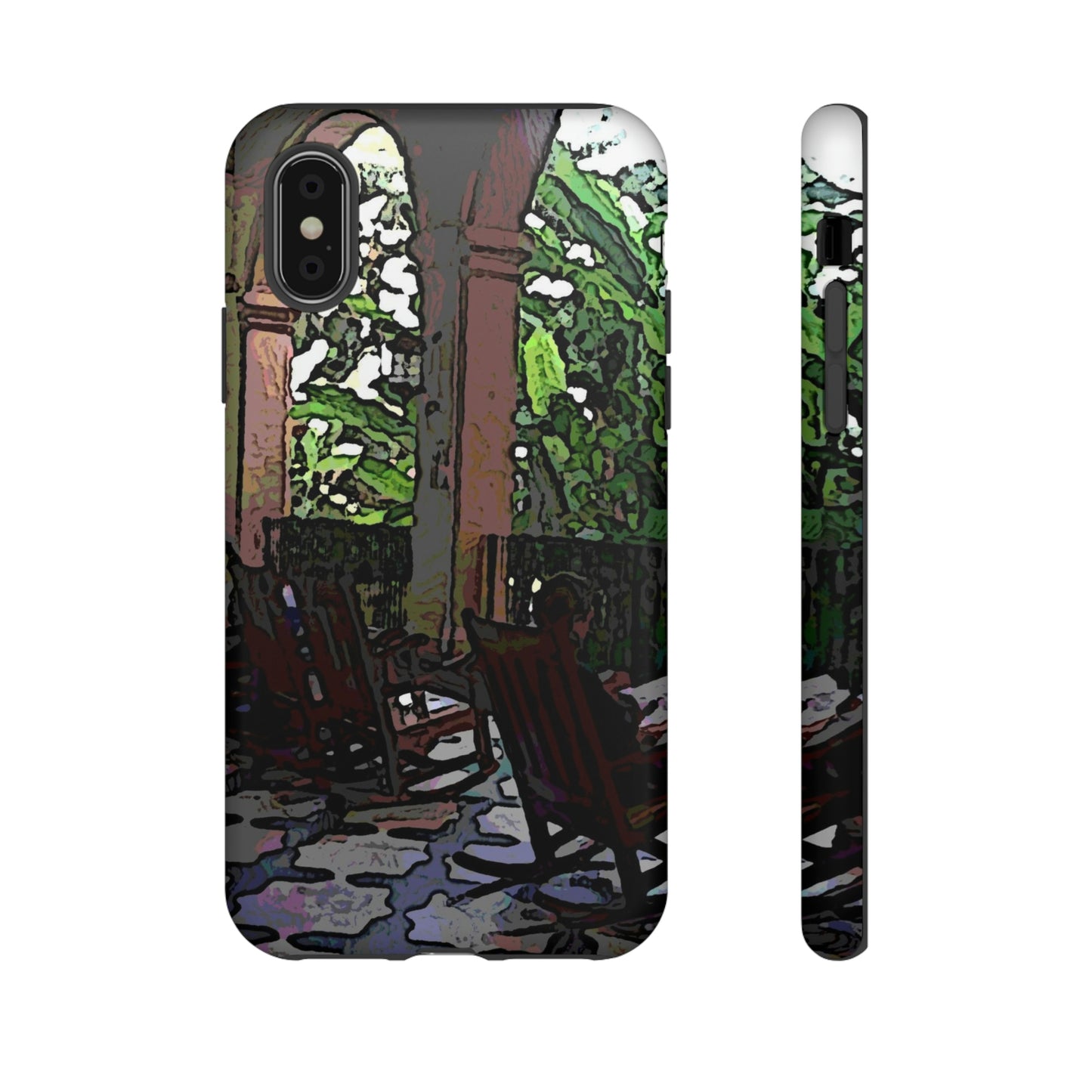 Tough Cases ... Lanai & Rocking Chairs At: 'The Pink Palace' ... The Royal Hawai'ian ... Honolulu, HI ... '27Oct2014' ... Original Works ...