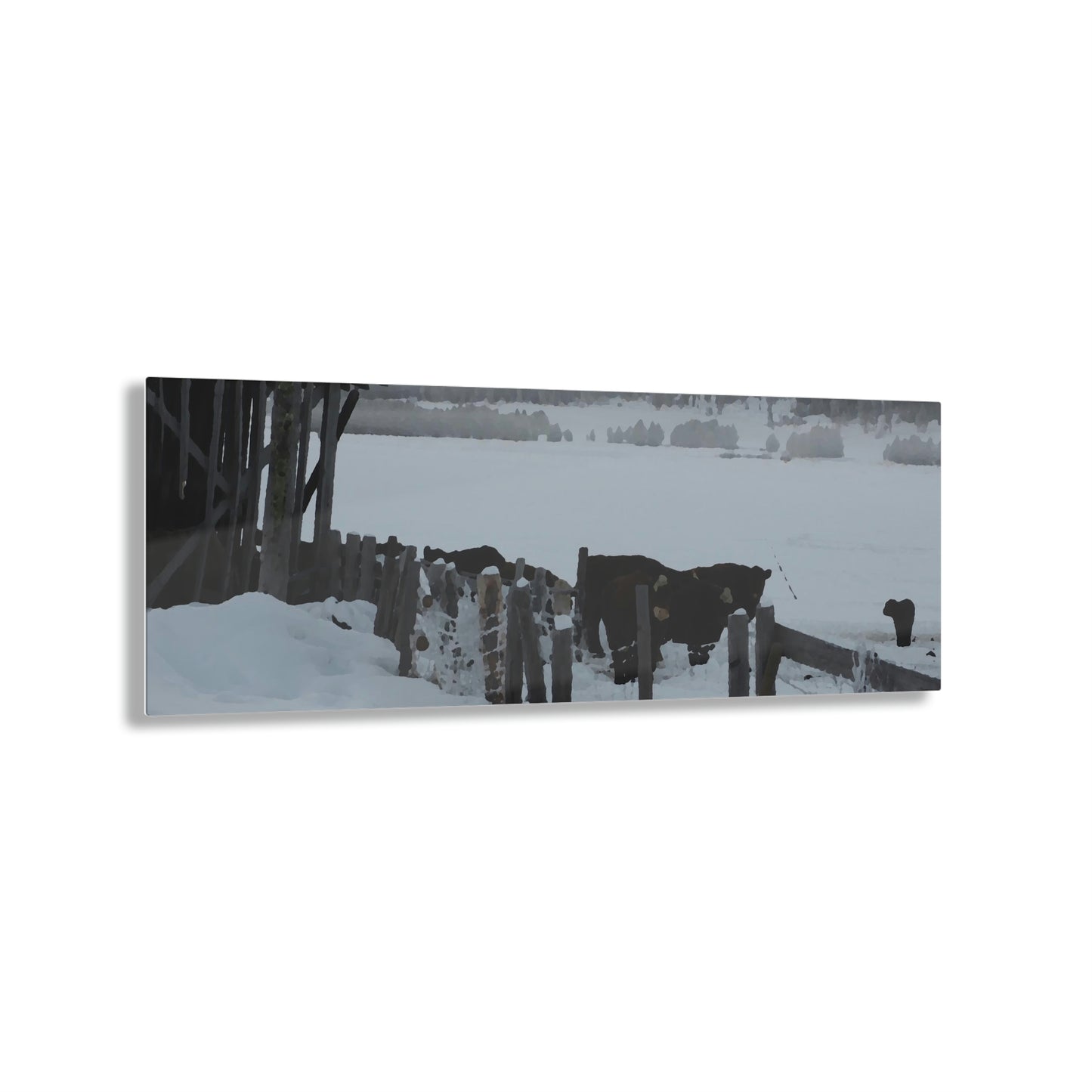 Acrylic Prints ... A Quiet Morning ... "Along The Red River & Nature Preserve Plateau" ... Jan23 ... Original Works ...