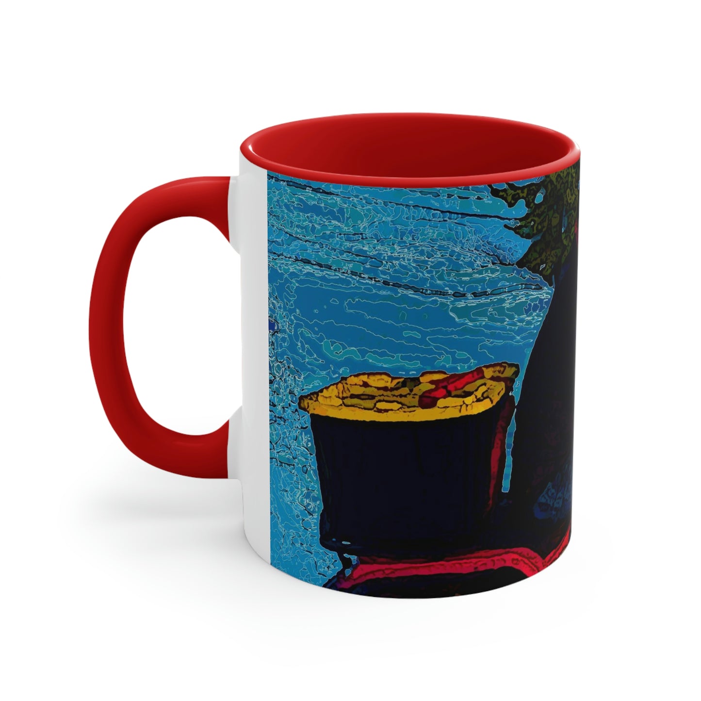 Accent Coffee Mug, 11oz ... There's 2-Wheelin ... There's 4-Wheelin ... 'And-Of-Course' ... "There's 3-Wheelin-In-The-Snow" ...  Original Works ...
