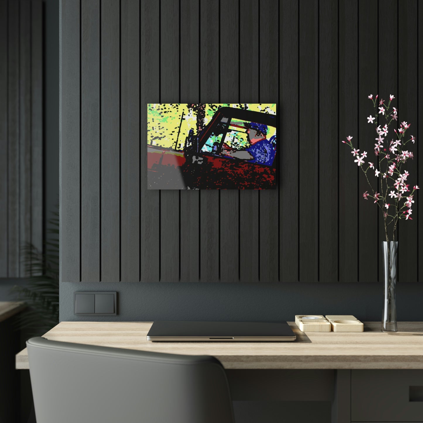 Acrylic Prints ... "Jeep & Bronco-Bustin'-It Up The Mountain Road"  ... Spring 2021 ... Rhett Creek, Idaho ... Original Works ...