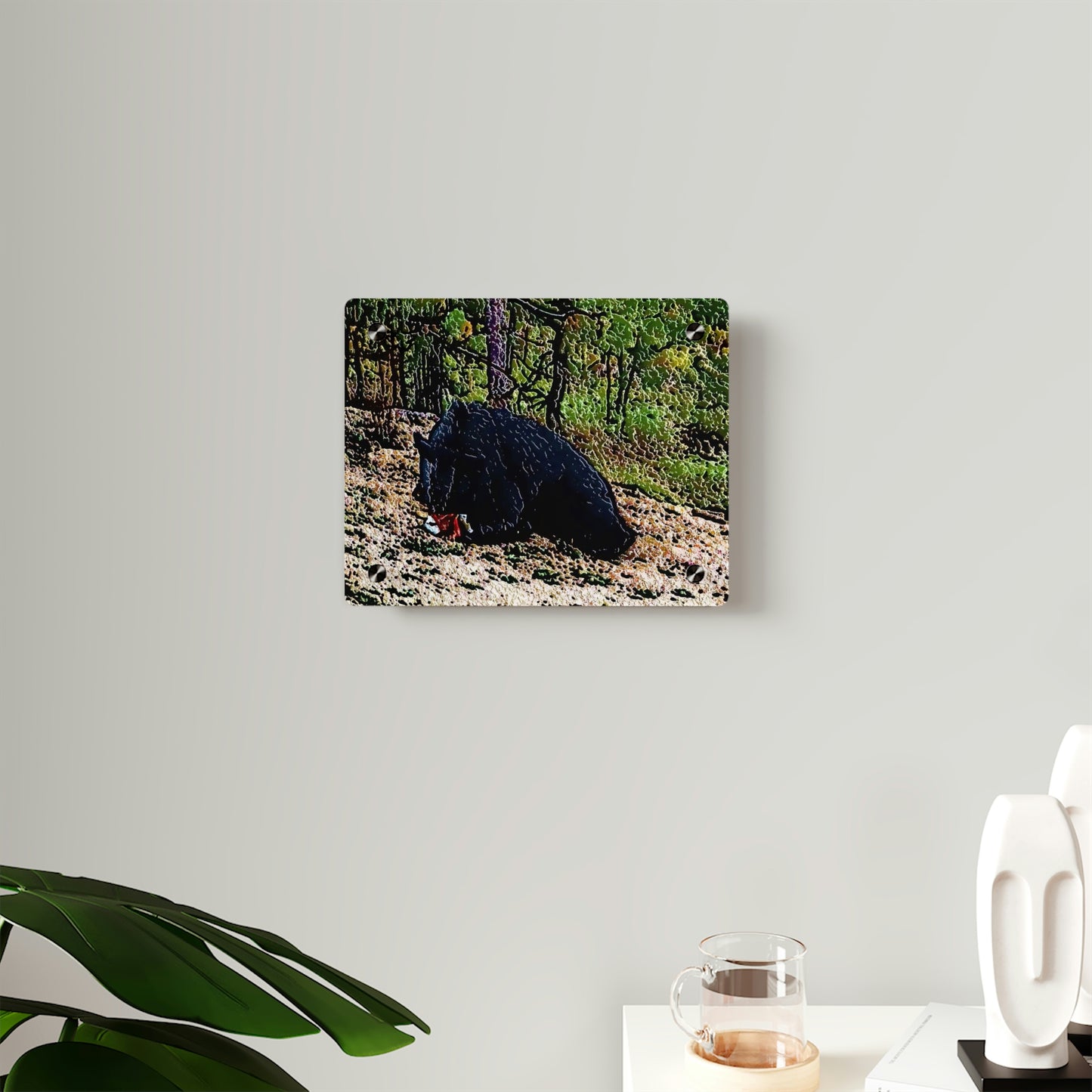 Acrylic Wall Art Panels ... RCY: "Rhett Creek Yogi ... '500 Lbs Of Autumn Season Hunger' ..."  ... September 2022 ... Central Idaho ... Original Works ...