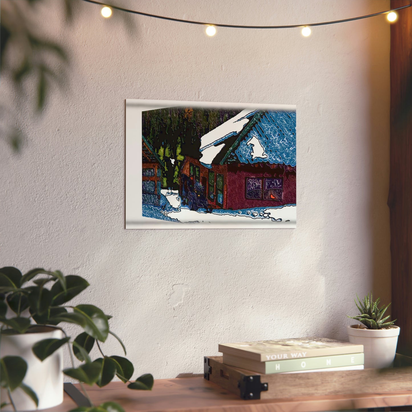 Aluminum Composite Panels ... "3-D & Perspective" ... A Snowmobiler 'Ridest-Through-It' ... Rhett Creek, Idaho ... Original Works ...
