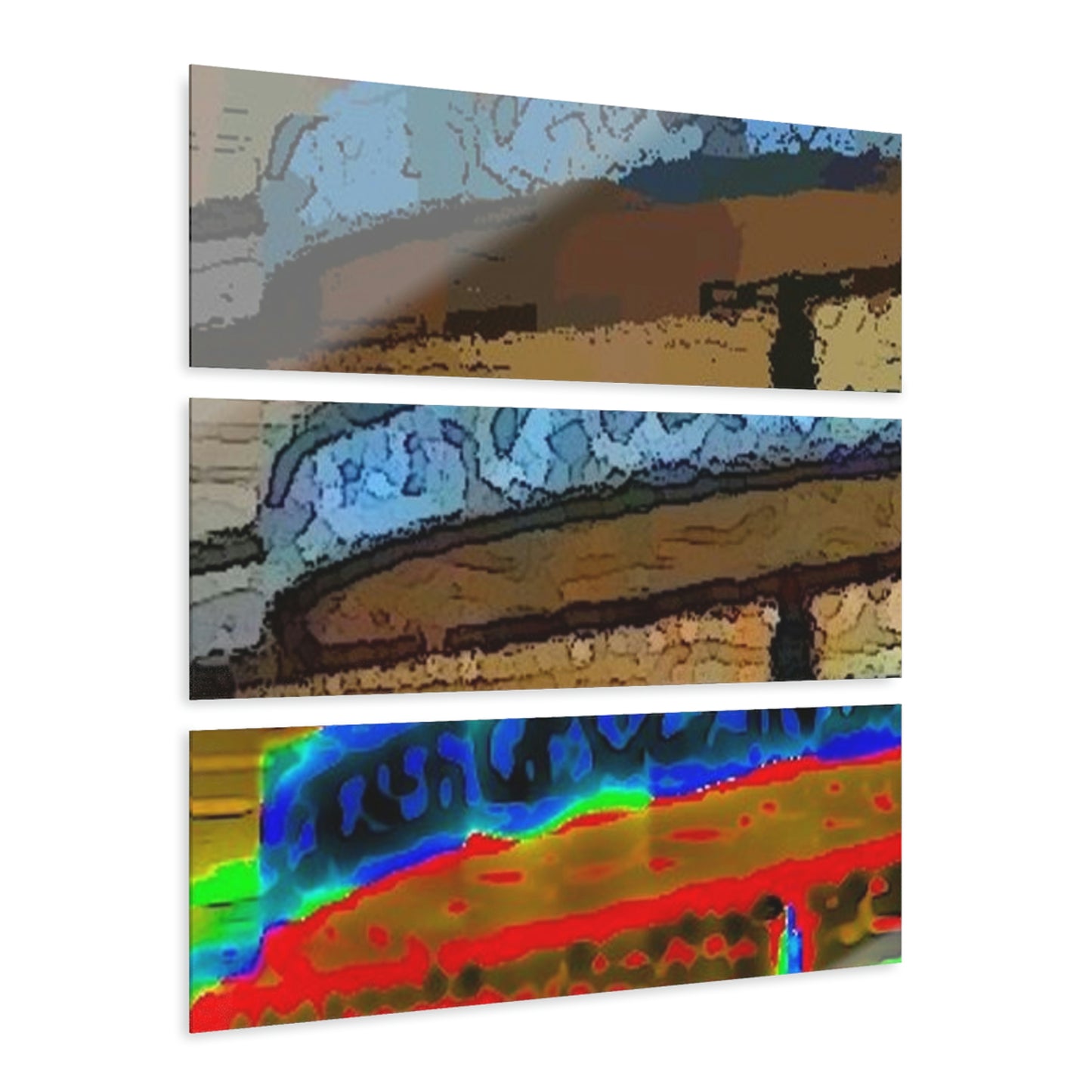 Acrylic Prints (Triptych) ...  In-A-Hurry & Stressed? ... Remember: Keep "Clam" ... Clam_Happy ...  'Ivars: Seattle Waterfront' ... Personal Archives ... Original Works ...