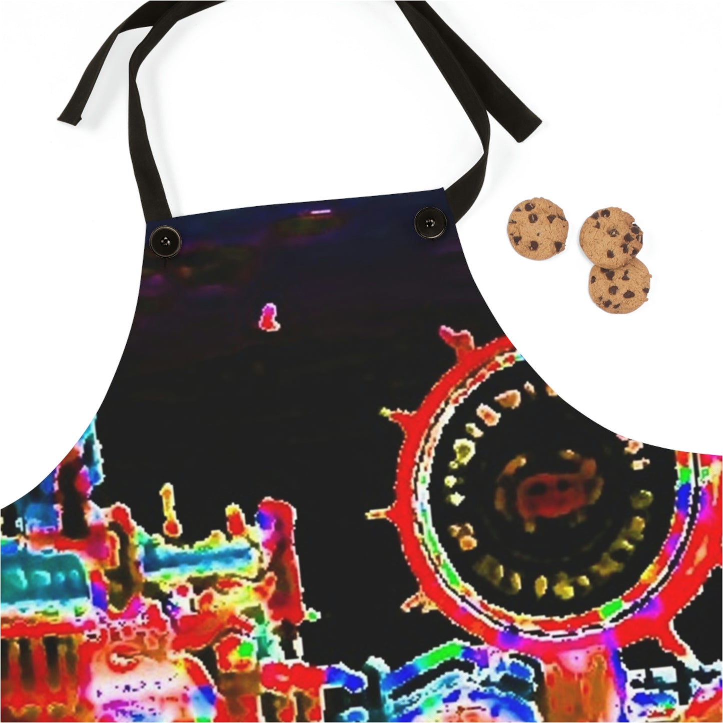 Apron ... "No.9 Fishermen's Grotto - Fishermen's Wharf, SF, California" ... Family Archives: 1970's ... Original Works ...