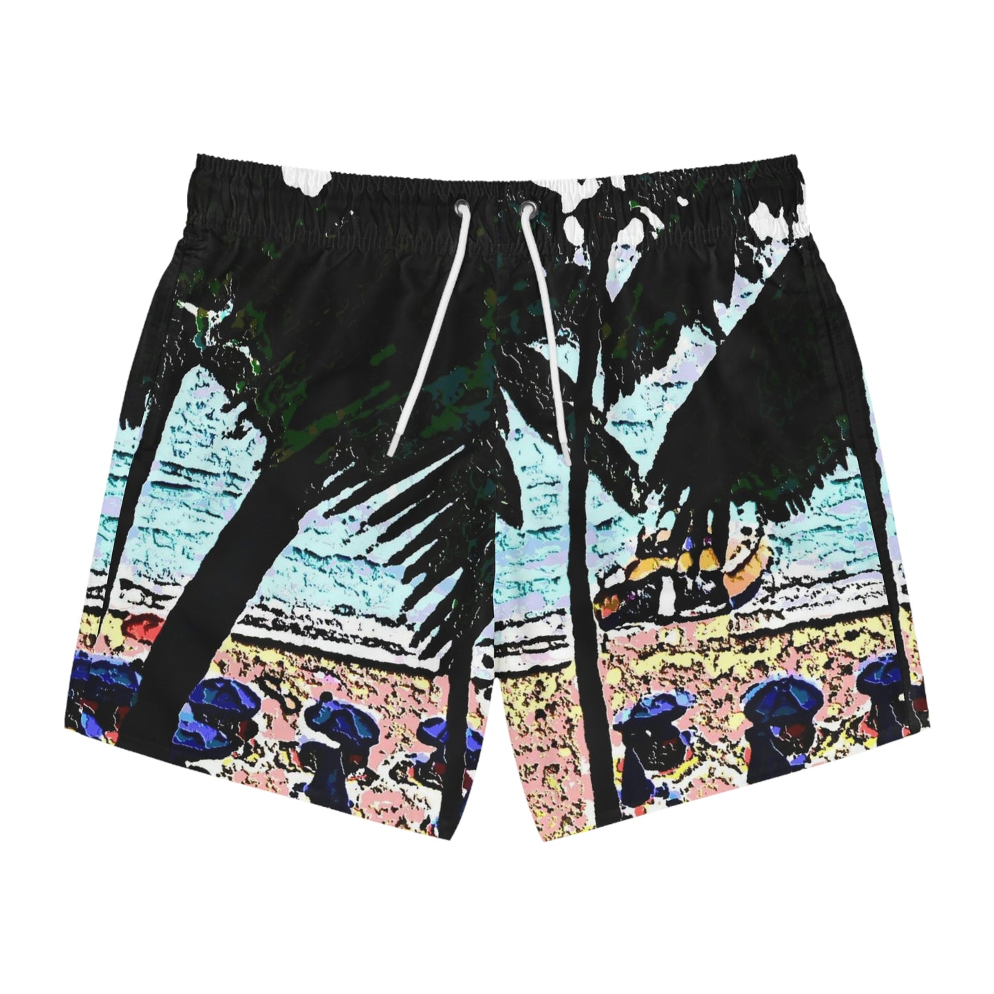 Swim Trunks ... "A Beautiful Beach Amongst The Palms" ... The Outrigger Waikiki, Honolulu, Oahu ... Original Works ...
