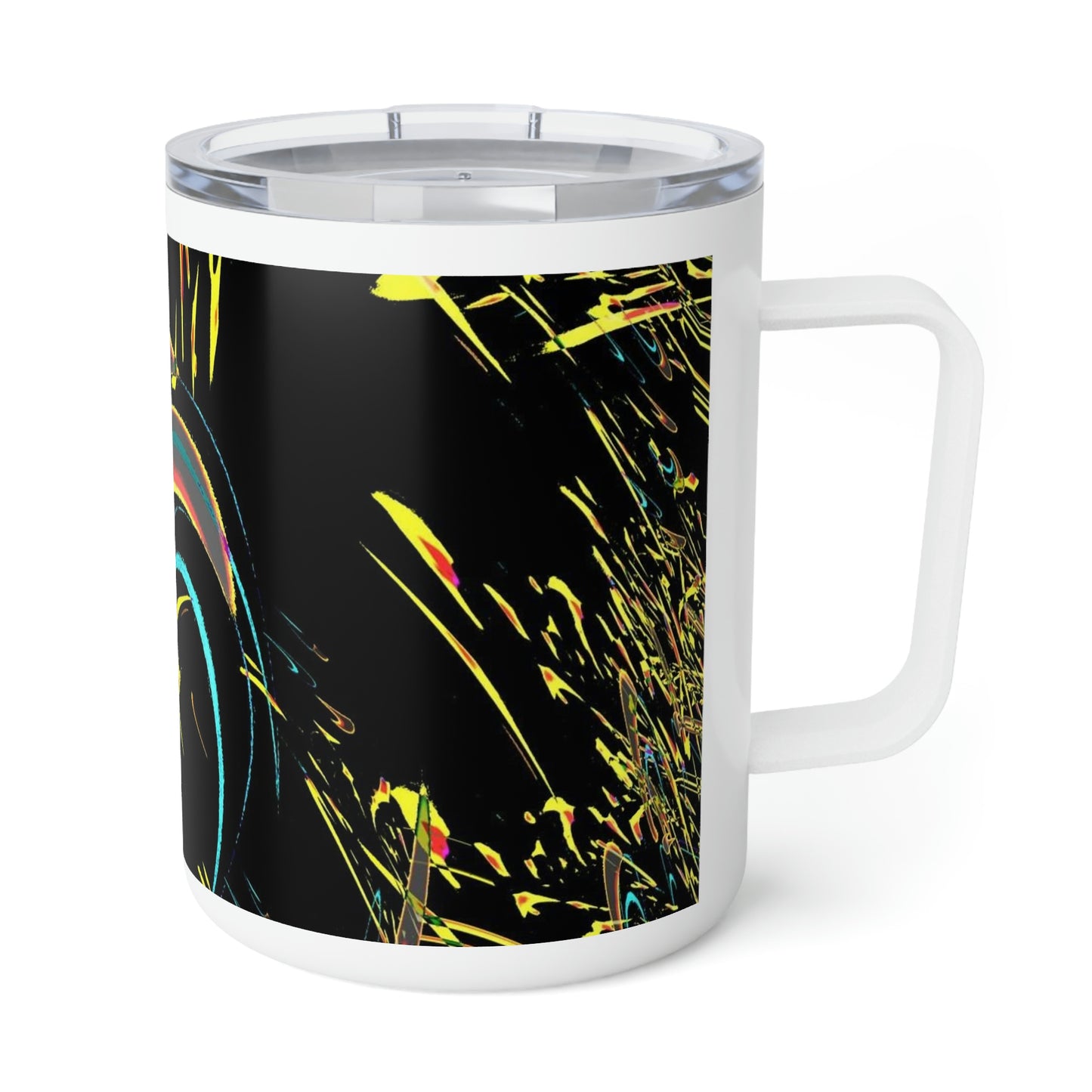 Insulated Coffee Mug, 10oz ... "Waning Moon" ... Central Idaho ... October 2022 ... Rendering Time: 22 Hours ... Original Works ...