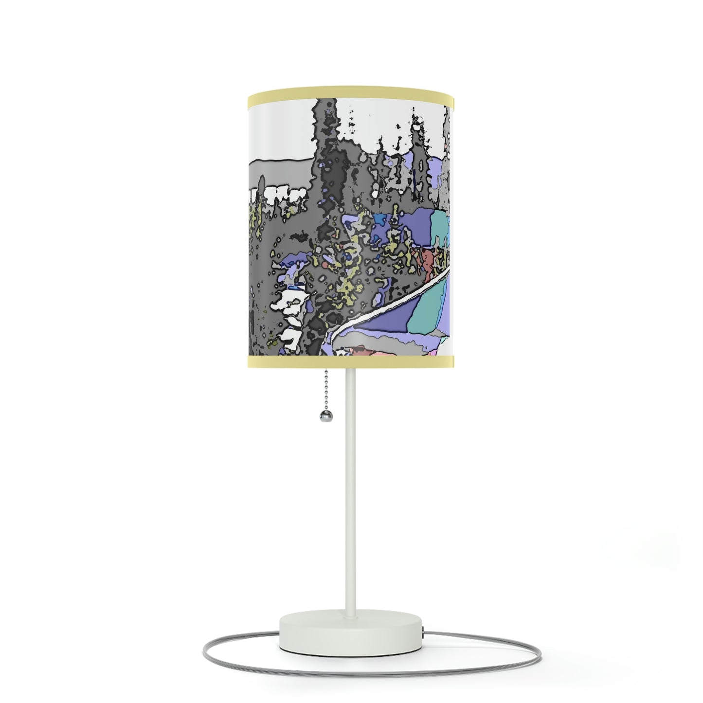 Lamp on a Stand, US|CA plug "A Very Remote Mountain Neighborhood" ... Only Cabins In This Environment ... Cenrtal Idaho ...
