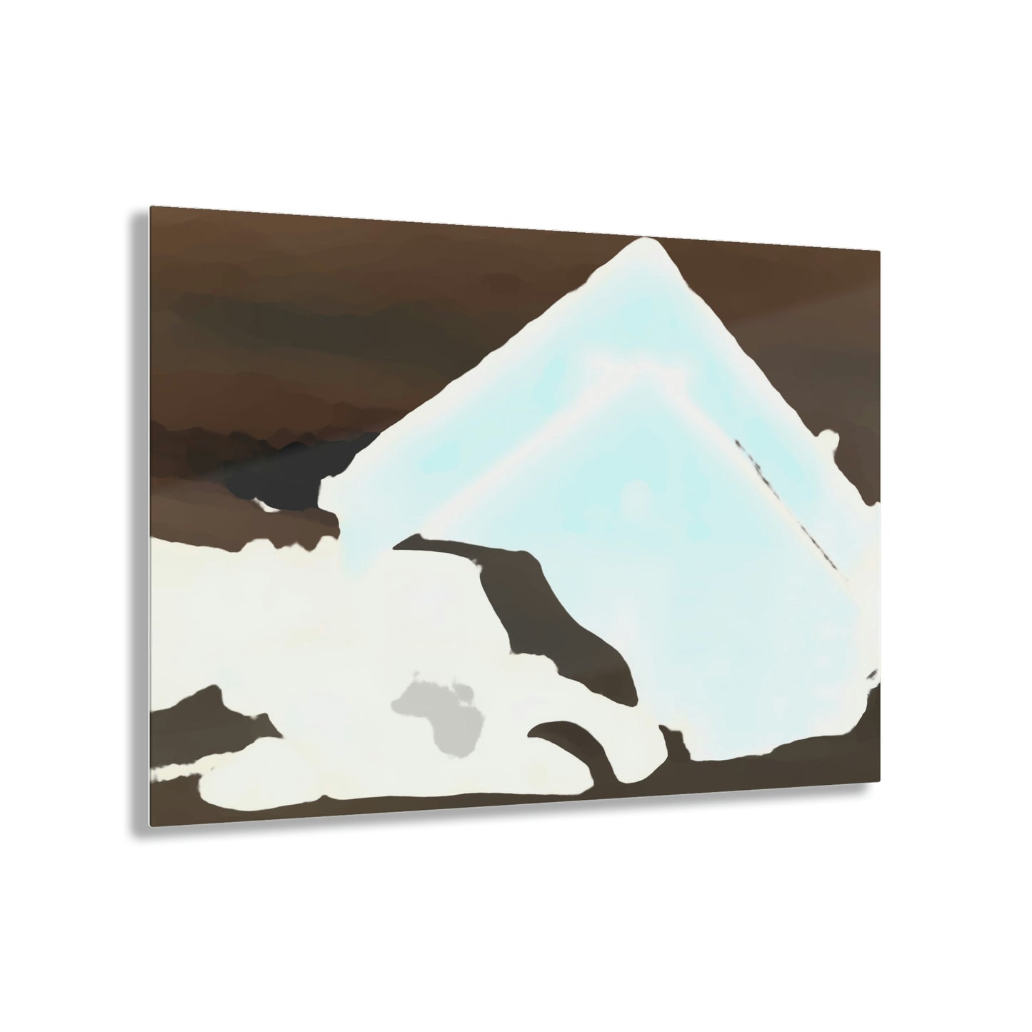 Acrylic Prints ...  After An Intense Snow Storm ... 'Digging Out' ... A Vehicle & Cabin "In The Mountains" ... March 2023 ... Original Works ...