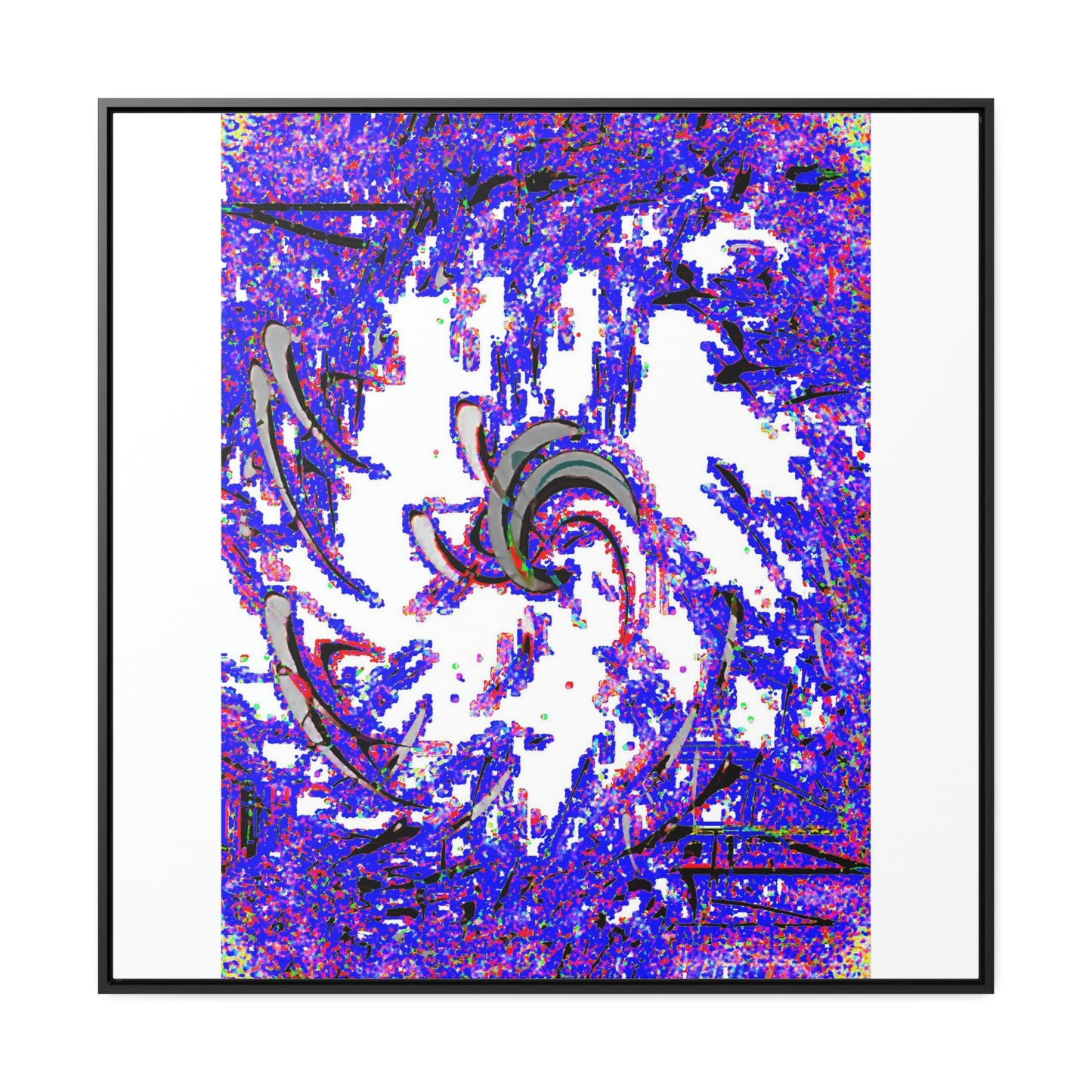 Gallery Canvas Wraps, Square Frame ... "Waning Moon" ... Central Idaho ... October 2022 ... Rendering Time: 22 Hours ... Original Works ...