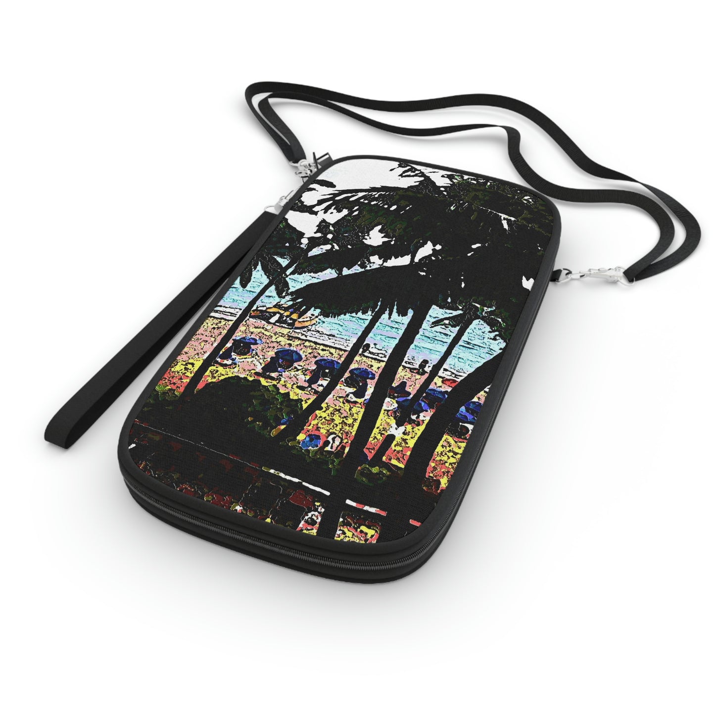 Passport Wallet ... "A Beautiful Beach Amongst The Palms" ... The Outrigger Waikiki, Honolulu, Oahu ... Original Works ...