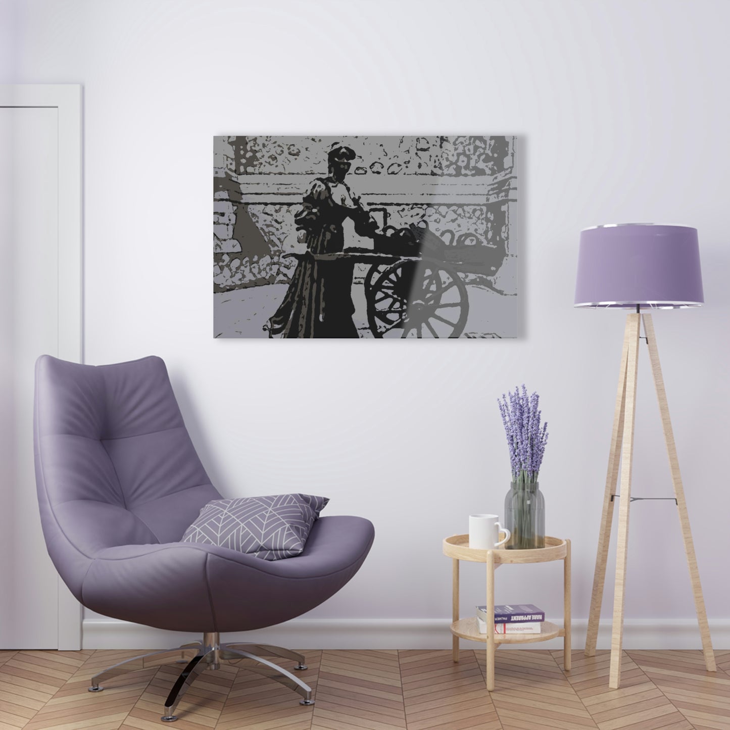 Acrylic Prints ... Dublin's "Molly Malone Along Grafton Street" ... Cryin' Cockels & Muscles Alive-Alive-Oh ... Circa 2003 ... Original Works ...